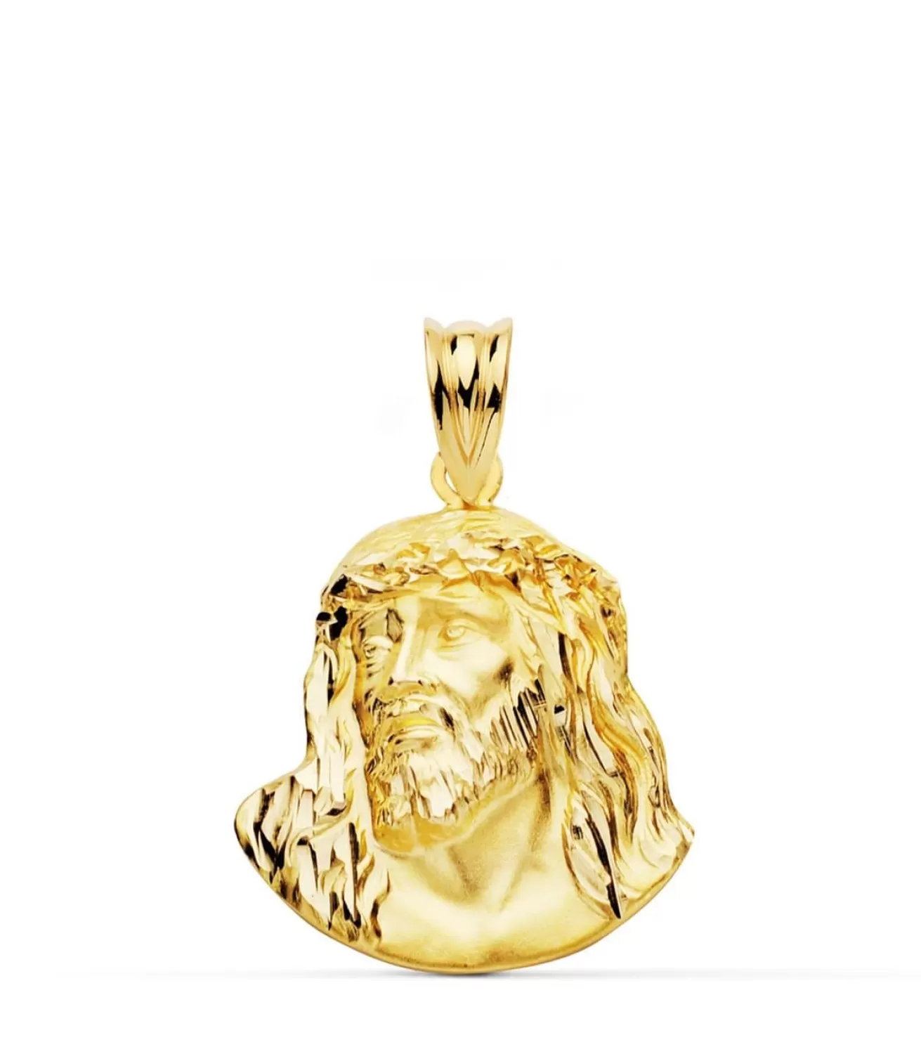 Colgante Rostro De Cristo Oro 18K 23Mm<Alda Joyeros New