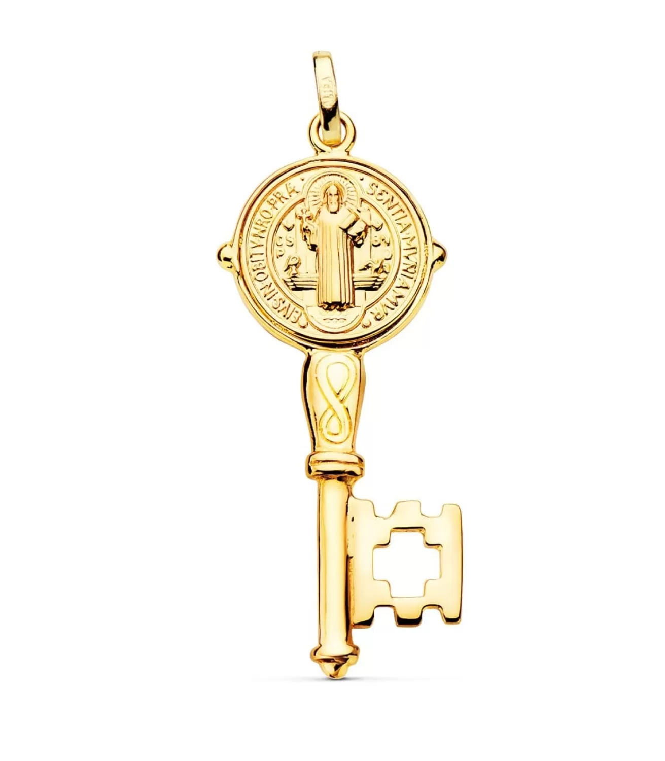 Colgante San Benito Monje Llave Oro 18K<Alda Joyeros Flash Sale