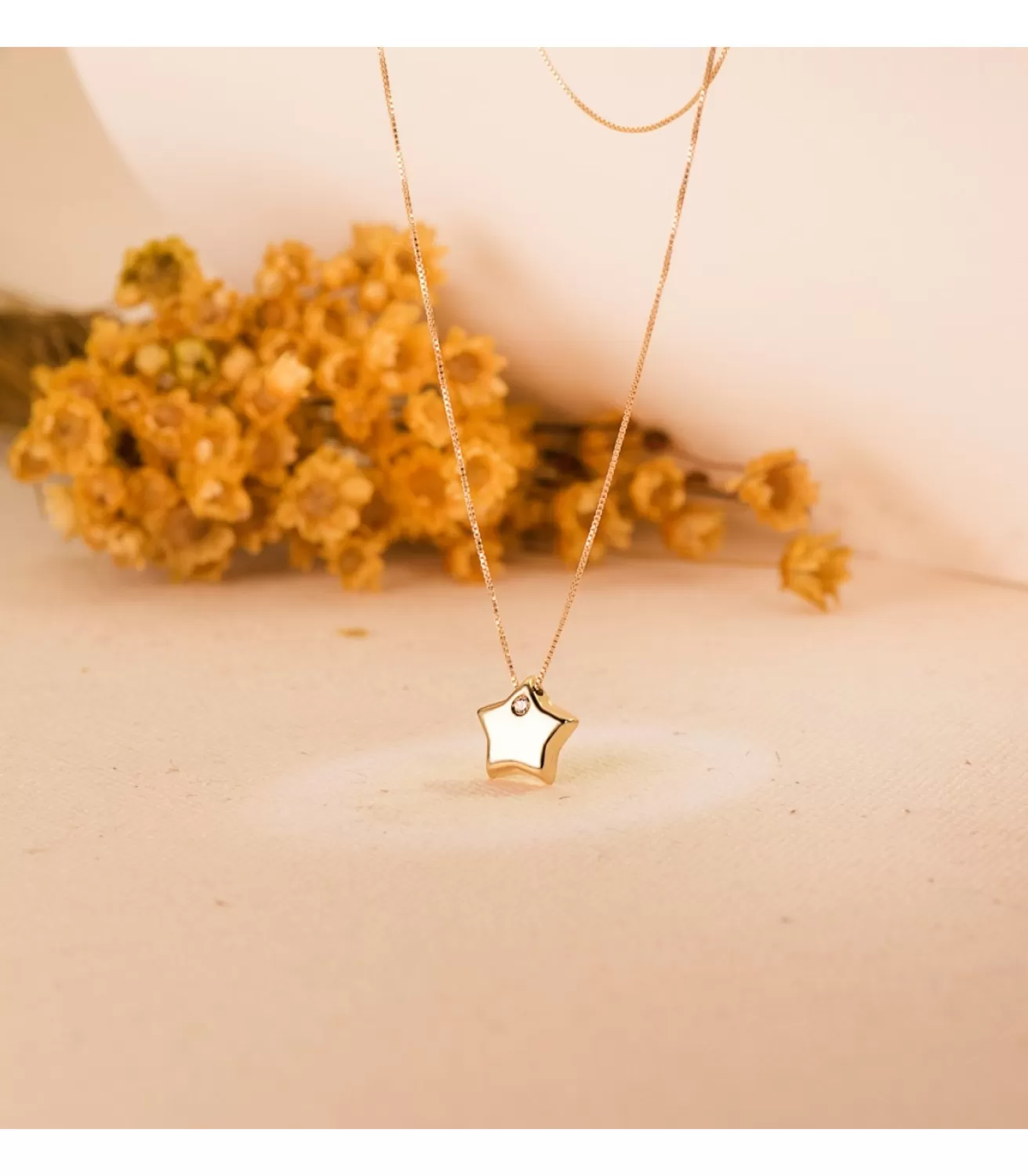Colgante Stella Oro Amarillo 18 K 9 Mm<Alda Joyeros Discount