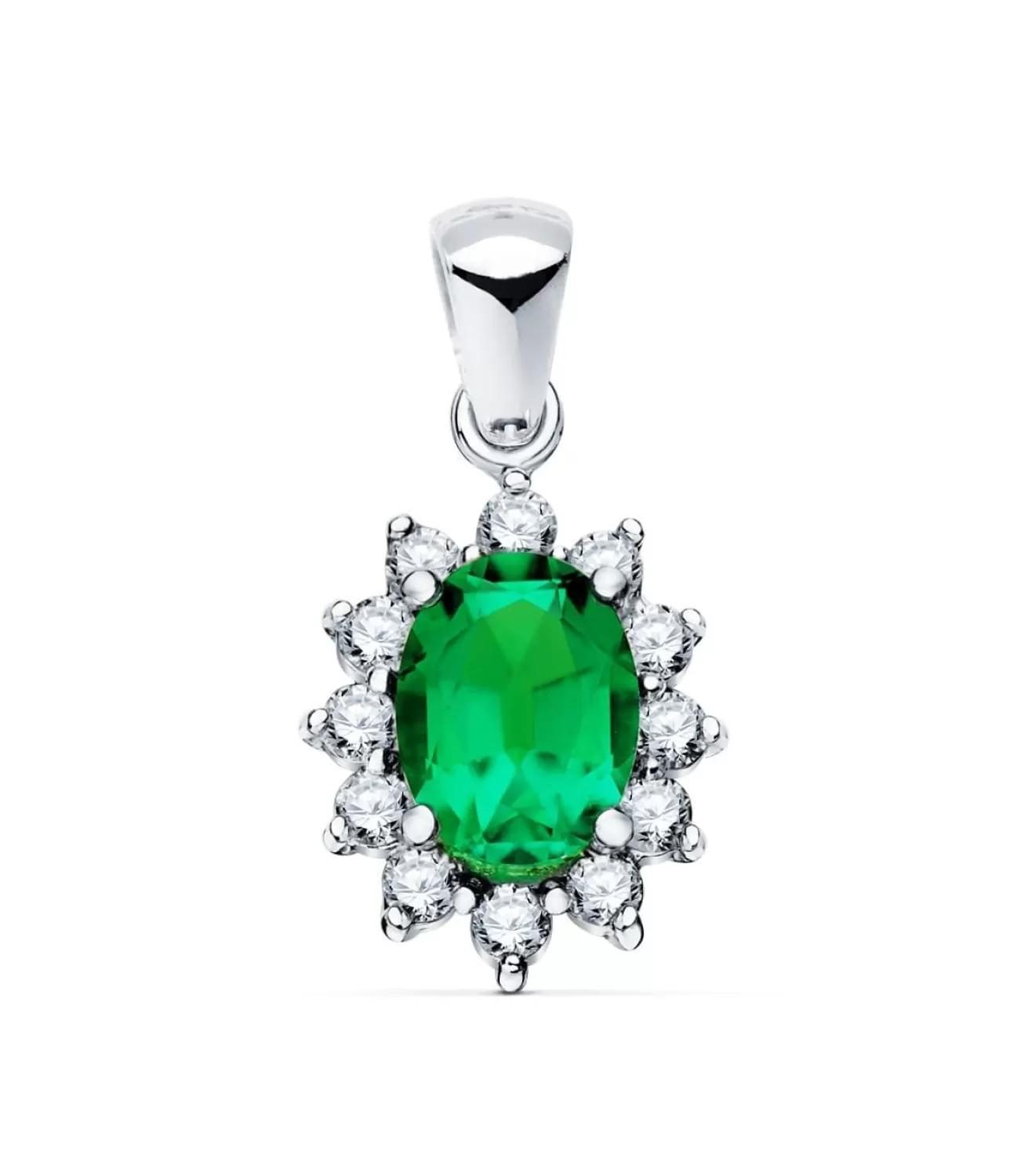 Colgante Sybil Oro 18K Esmeralda Y Diamantes<Alda Joyeros Cheap