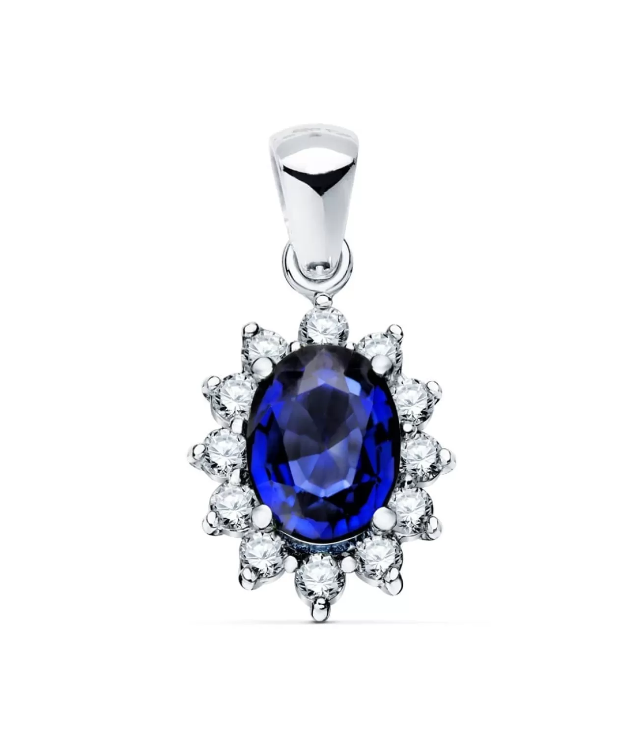 Colgante Sybil Oro 18K Zafiro Y Diamantes<Alda Joyeros Online