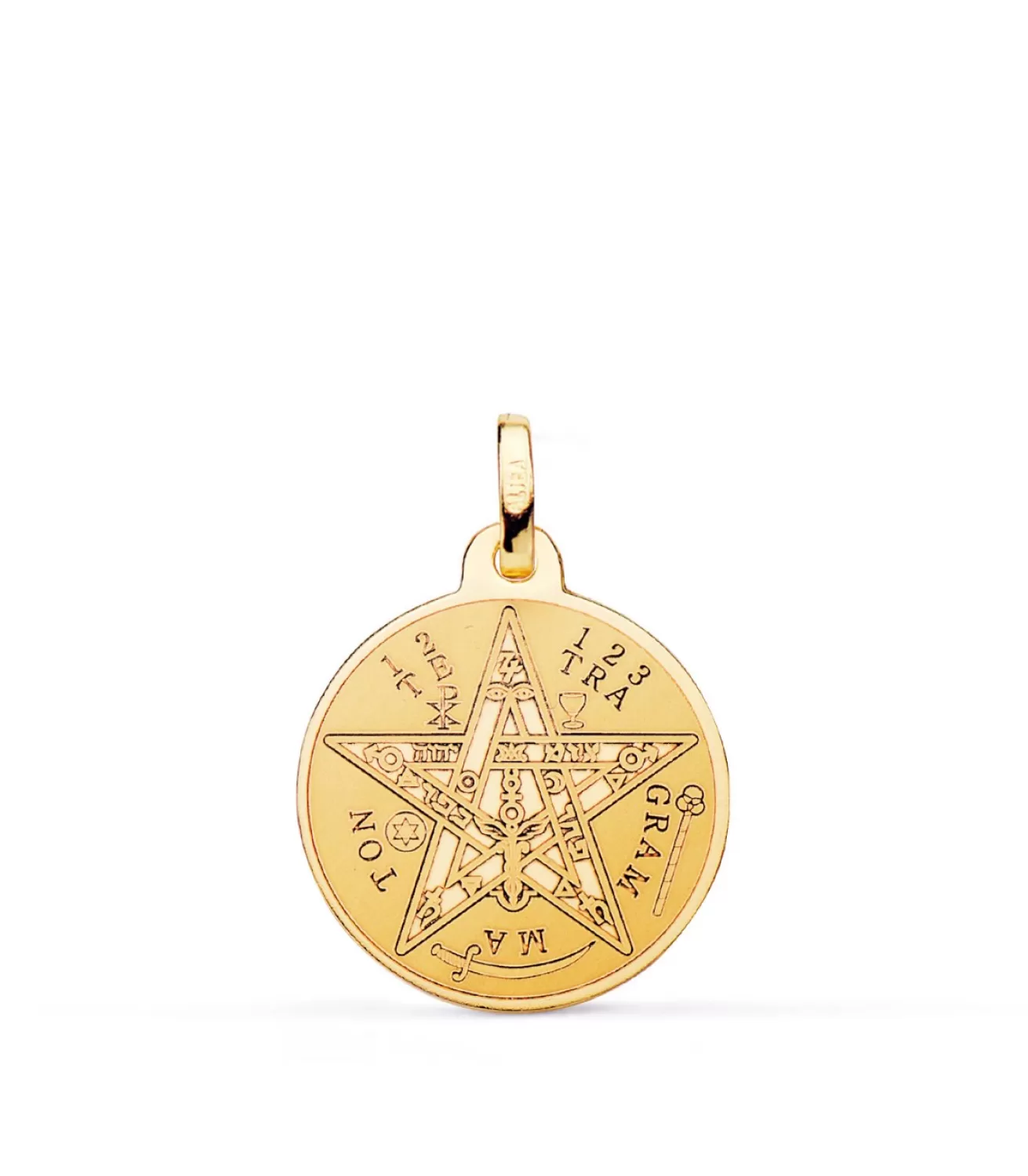 Colgante Tetragramaton Oro 18K 18Mm<Alda Joyeros Fashion