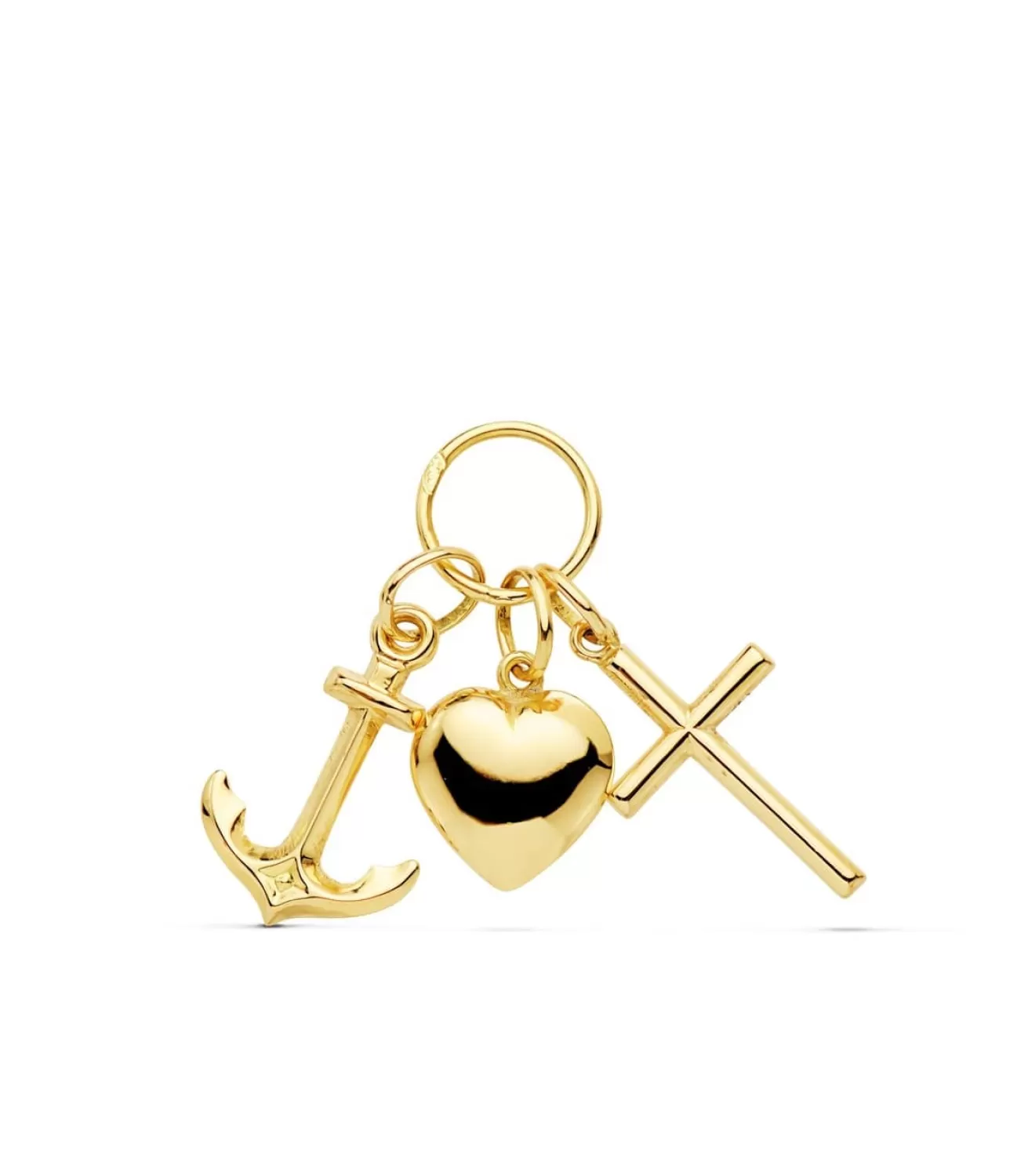 Colgante Tres Virtudes Oro 18K 25 Mm<Alda Joyeros Fashion