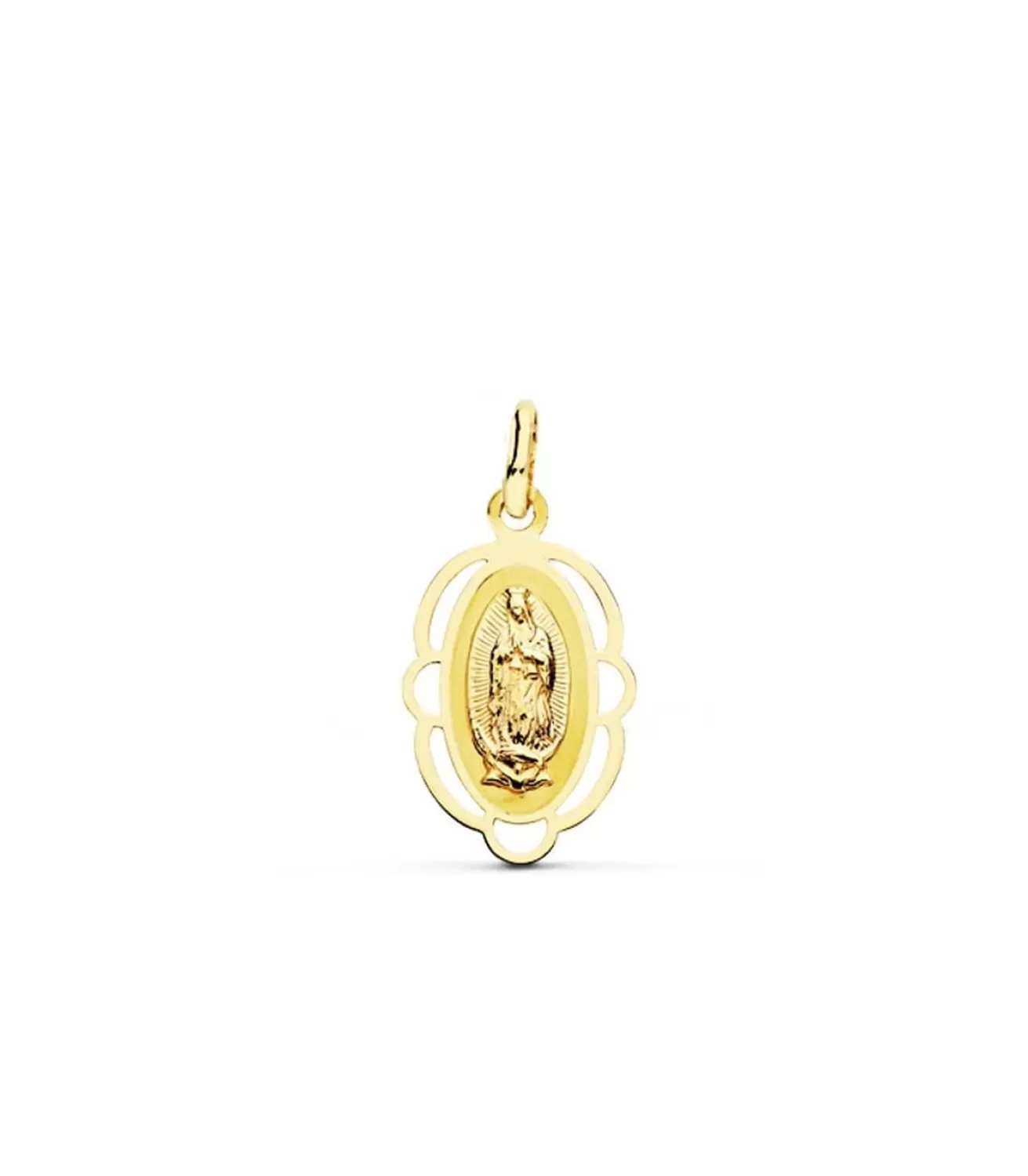 Colgante V. Guadalupe Mexico Oro 18K 20Mm<Alda Joyeros Cheap