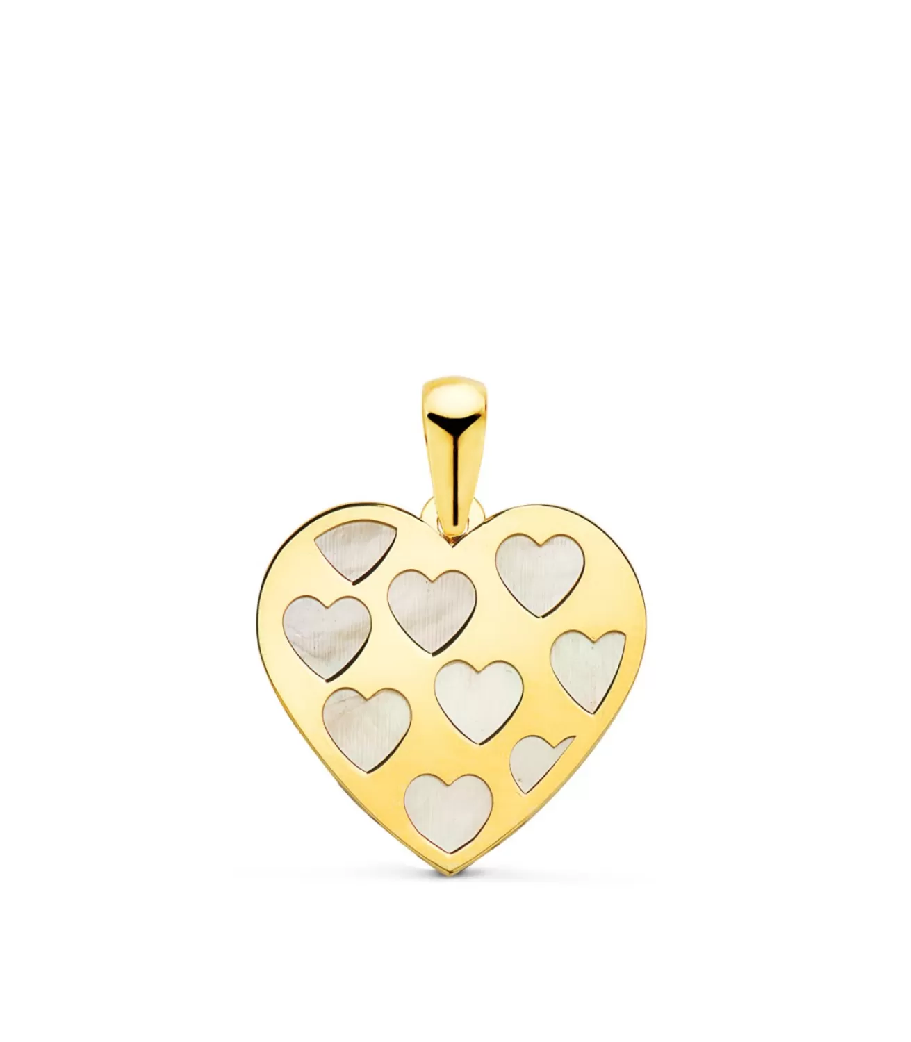 Colgante Valentina Corazon Nacar Oro 18K<Alda Joyeros Outlet