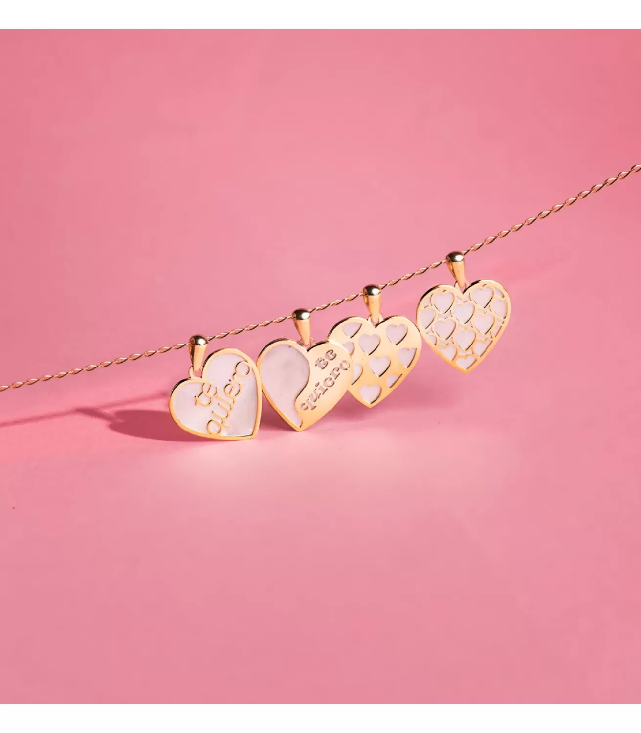 Colgante Valentina Corazon Nacar Oro 18K<Alda Joyeros Outlet
