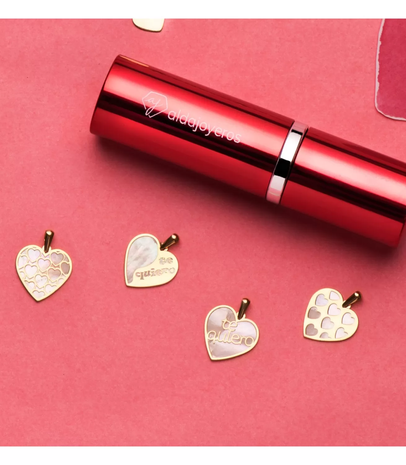 Colgante Valentina Corazon Nacar Oro 18K<Alda Joyeros Outlet