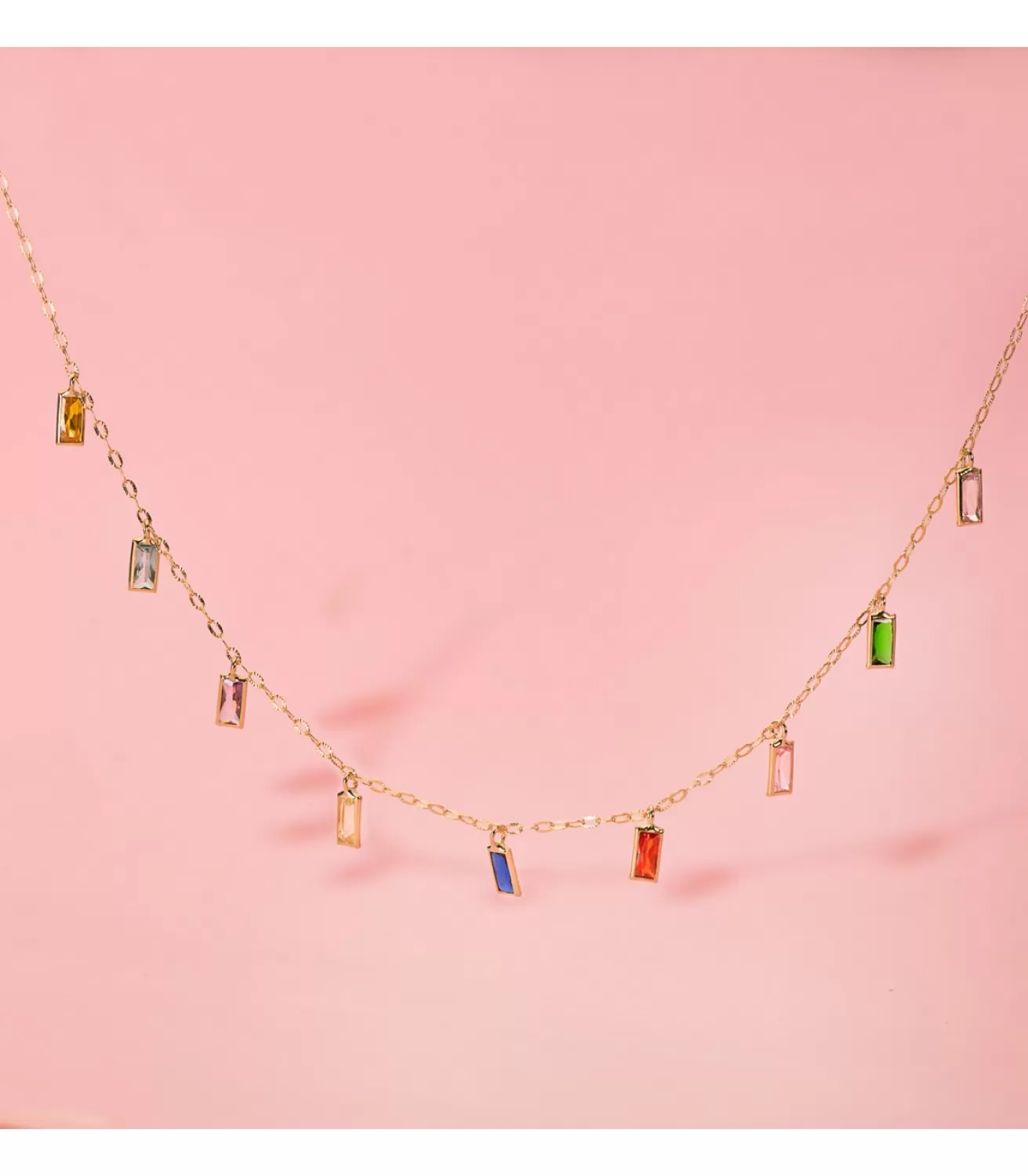 Collar Coctel Oro 18K Piedras Multicolor<Alda Joyeros Cheap
