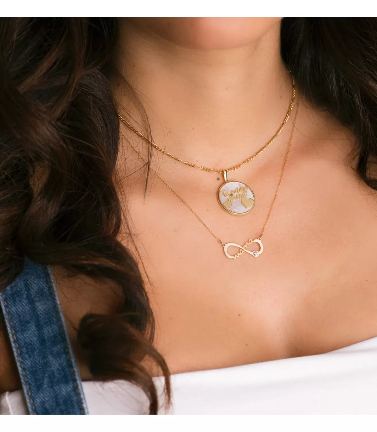 Collar Mama Infinito Oro Amarillo 9K<Alda Joyeros Online
