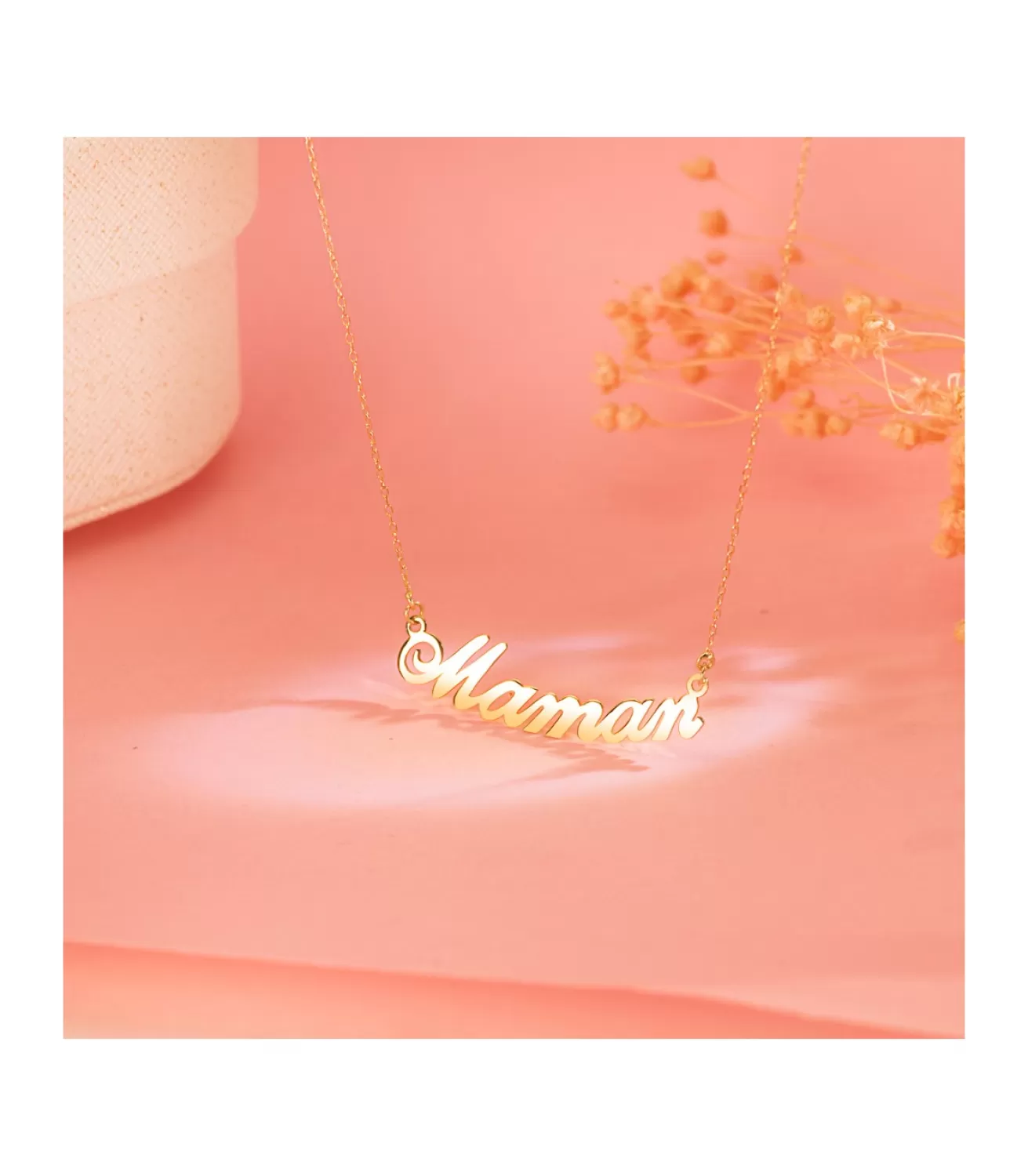 Collar "Maman" Oro Amarillo 18K<Alda Joyeros Flash Sale