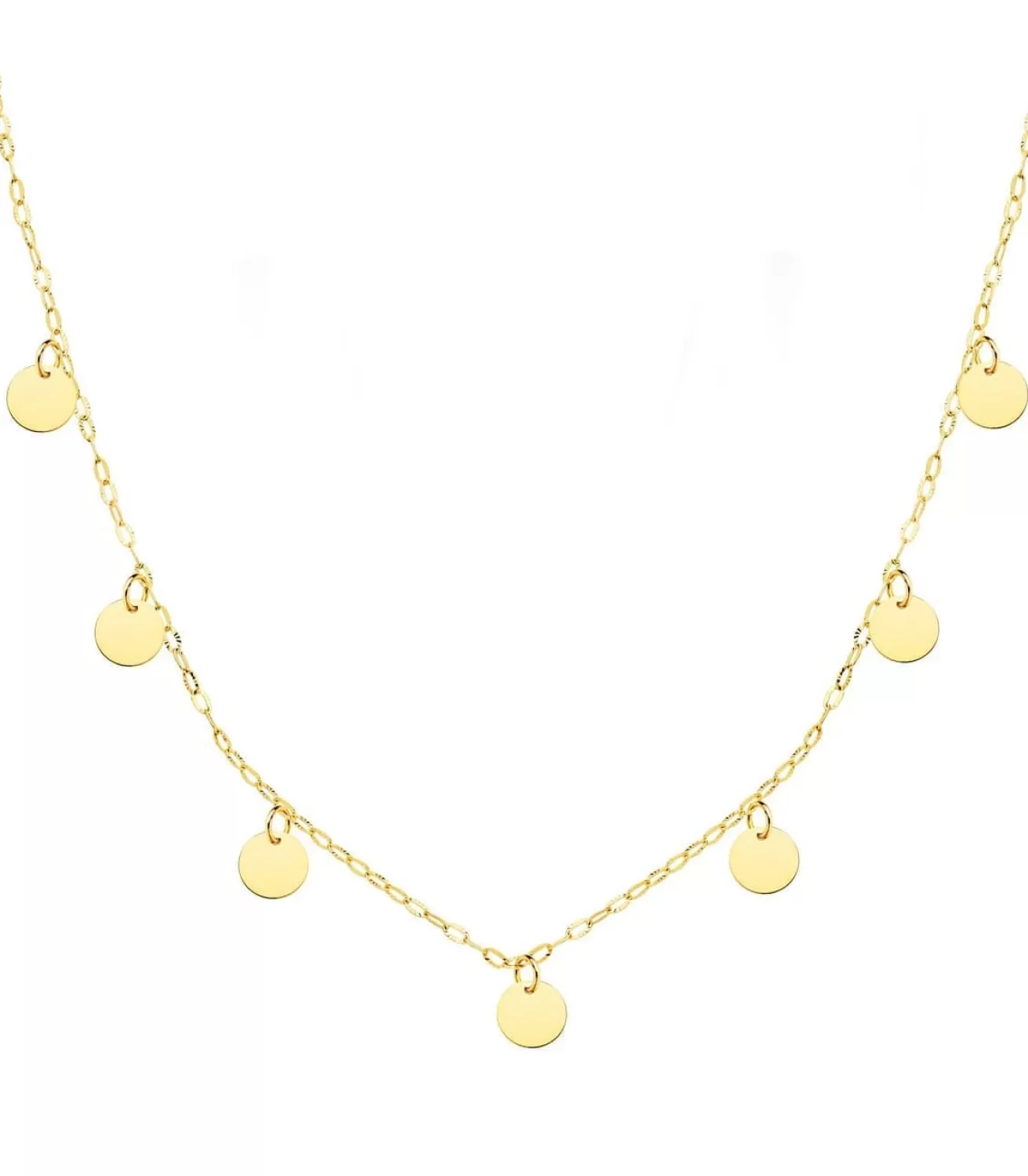 Collar Mujer Chapitas Oro Amarillo 18K 40 Cm<Alda Joyeros Clearance