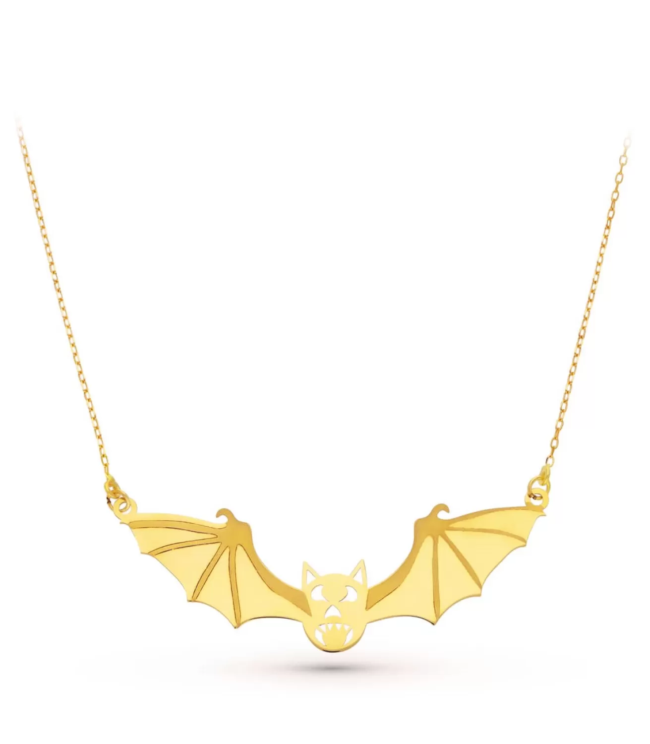 Collar Murcielago Oro Amarillo 18K 45 Cm<Alda Joyeros Store