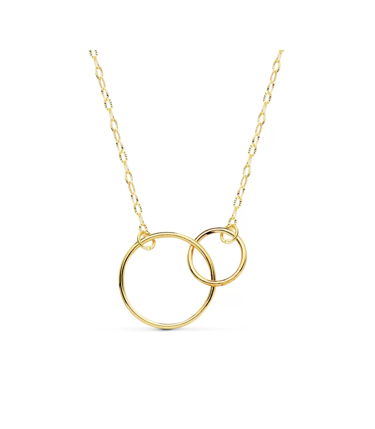 Collar Oro 18K Doble Aro 42 Cm<Alda Joyeros Sale