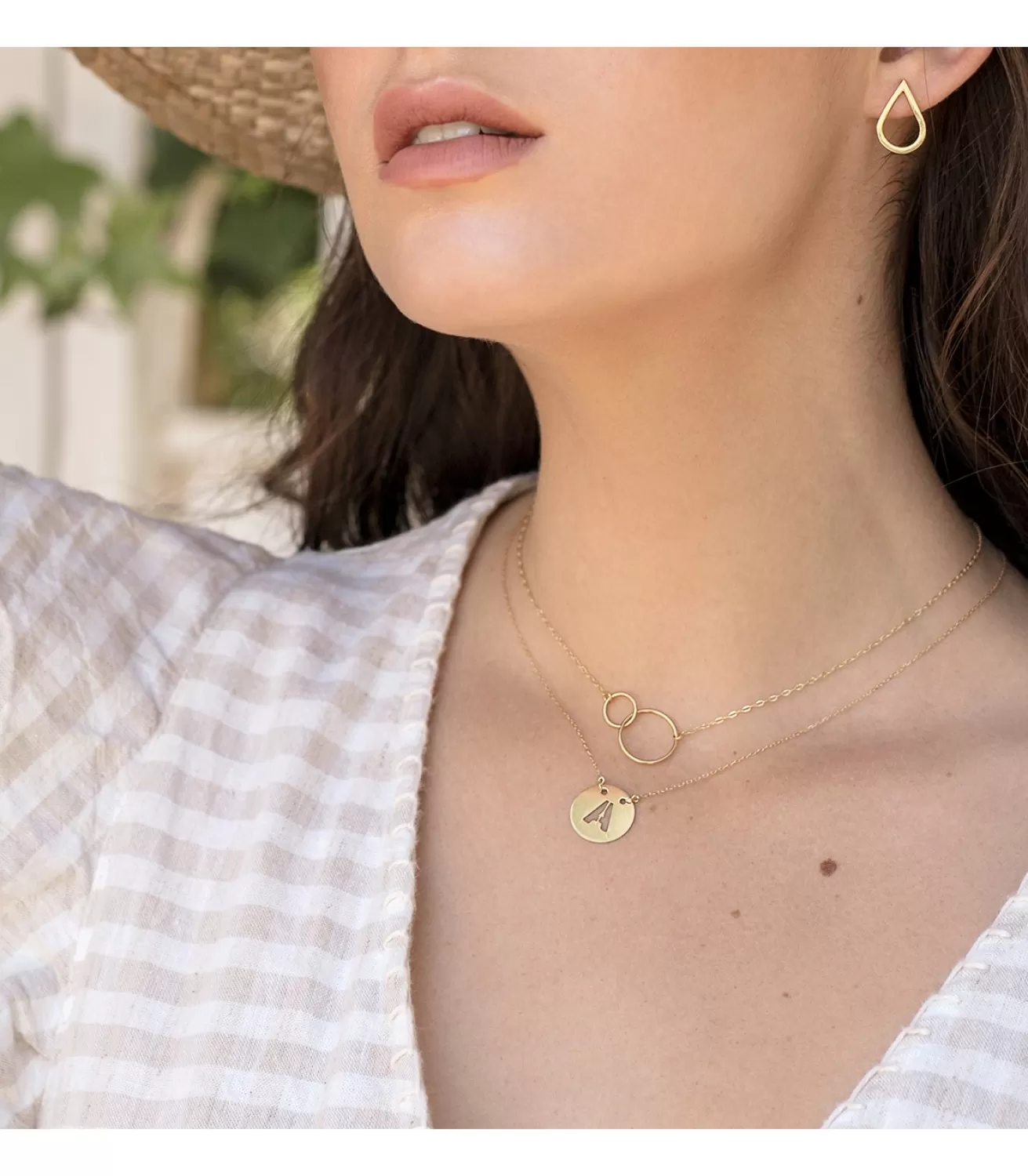 Collar Oro 18K Doble Aro 42 Cm<Alda Joyeros Sale