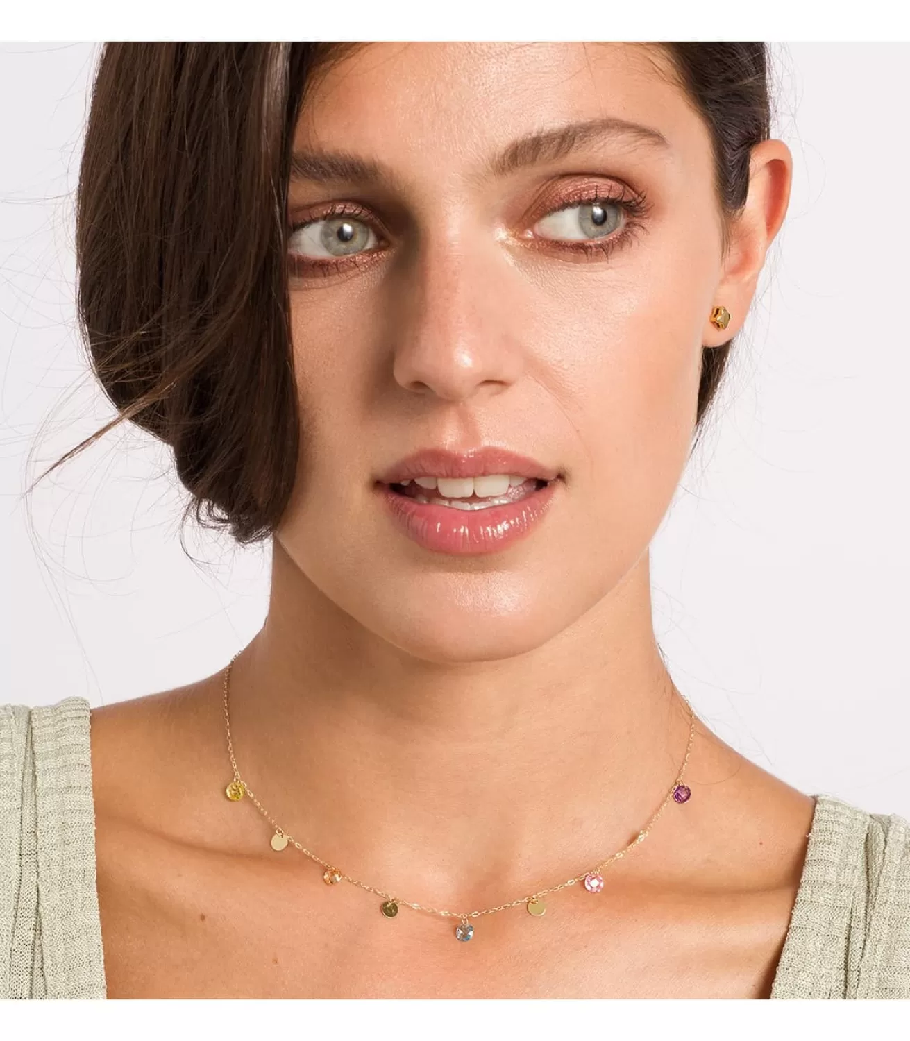 Collar Sol Mujer Oro Amarillo 18K 40 Cm<Alda Joyeros Fashion