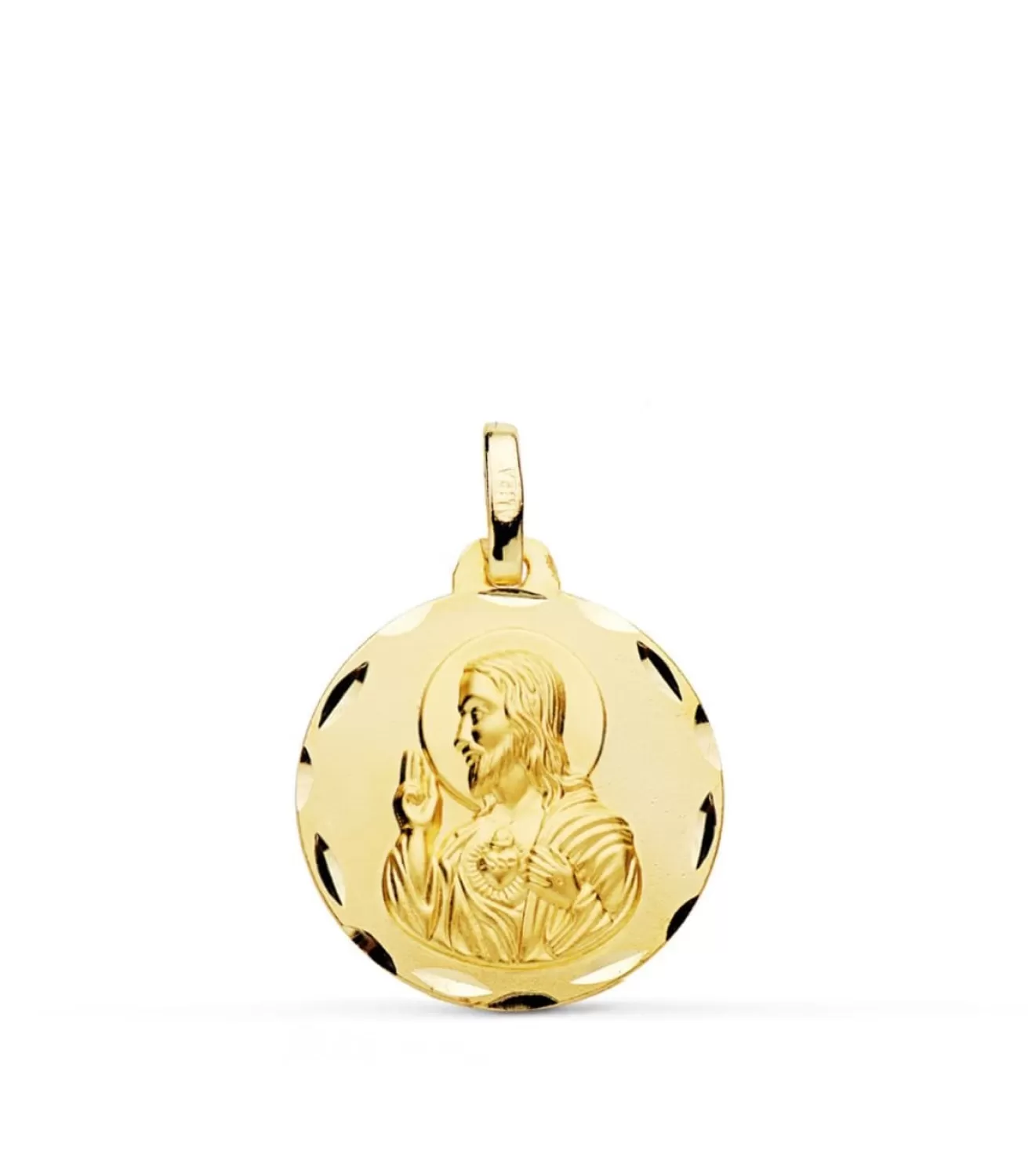 Corazon De Jesus 9 Ktes 18 Mm<Alda Joyeros New