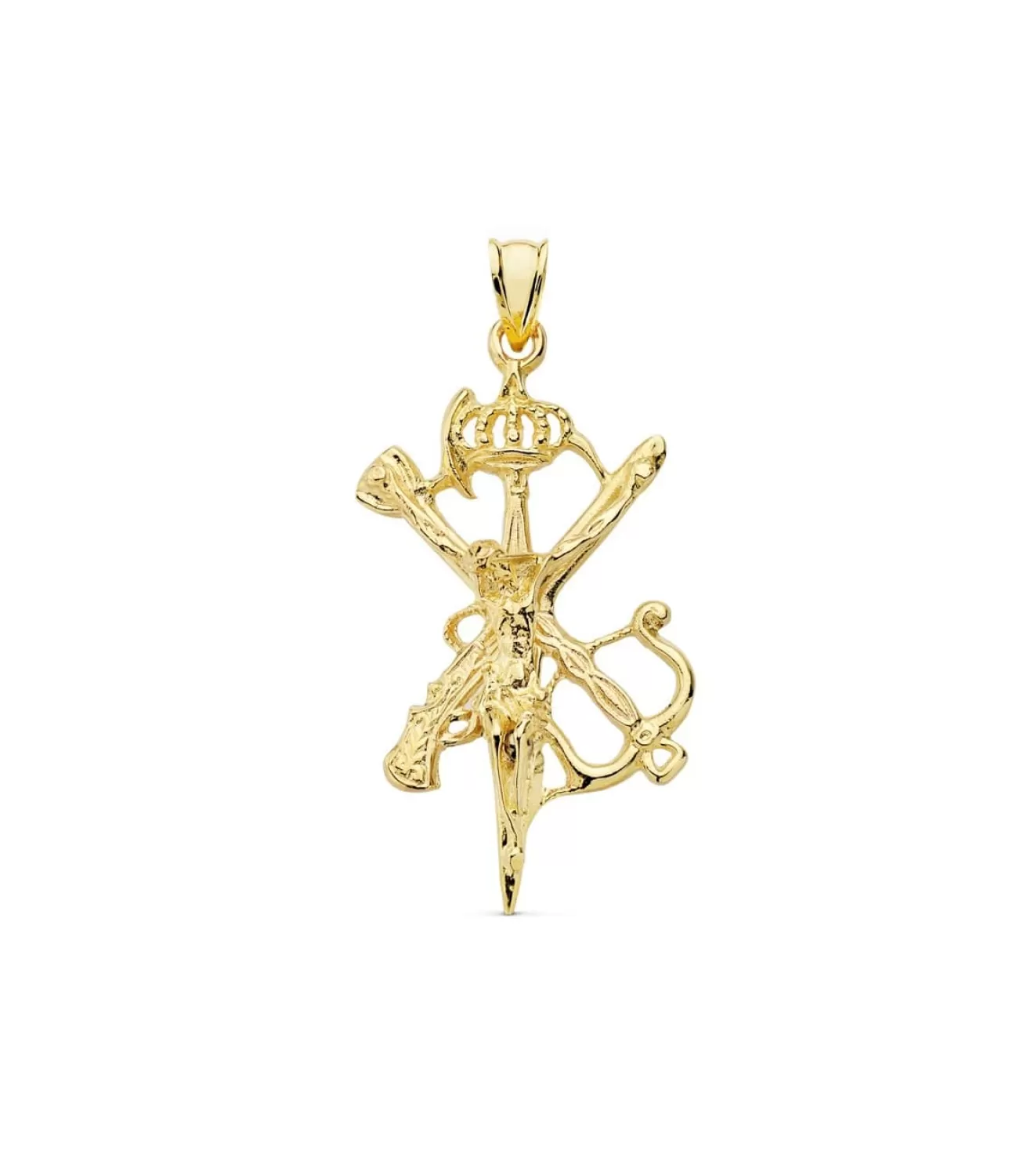 Cristo De La Legion Corona Oro 18K 45 Mm<Alda Joyeros Best