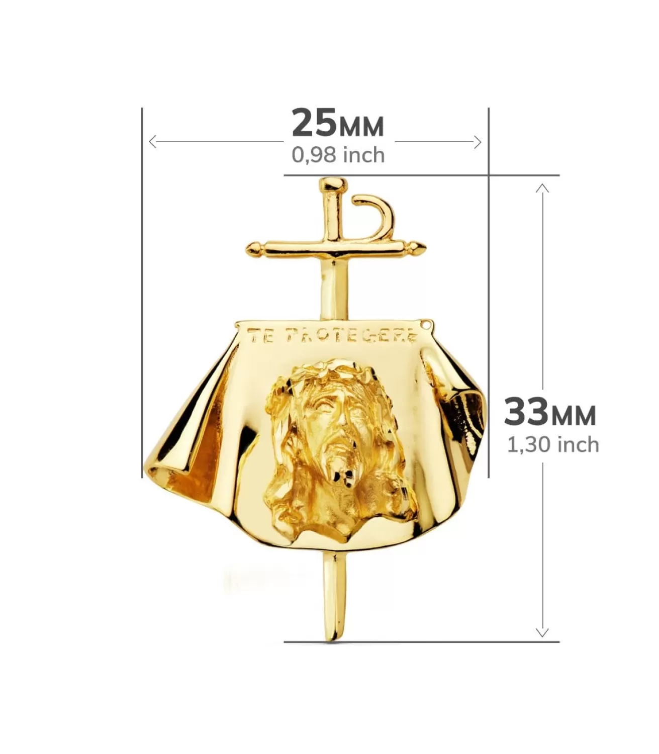 Cristo De Los Toreros Oro 18K 33 Mm<Alda Joyeros Outlet