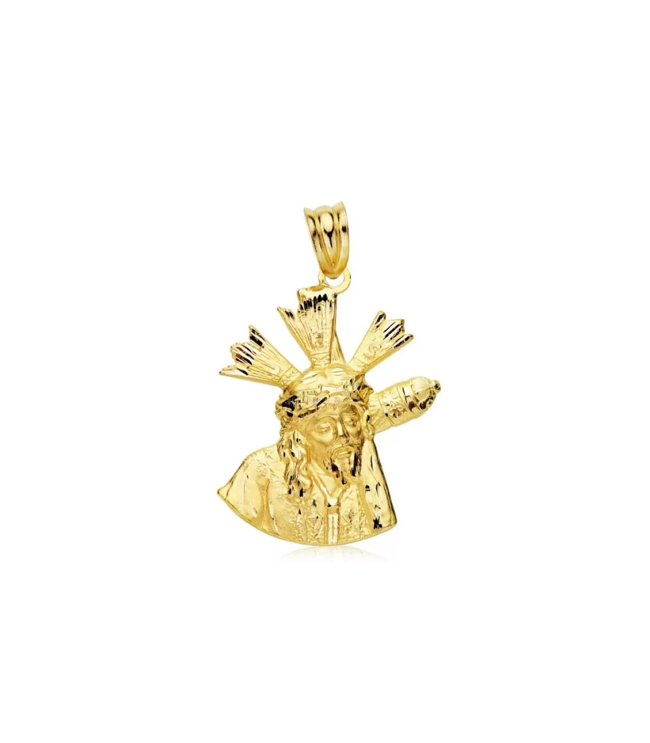 Cristo Del Gran Poder Silueta Oro 18K 24Mm<Alda Joyeros Outlet