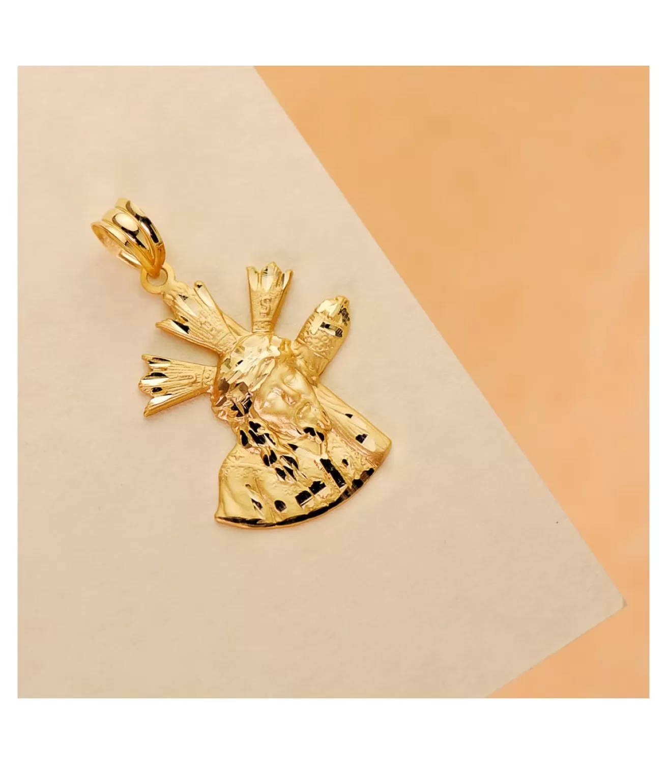 Cristo Del Gran Poder Silueta Oro 18K 24Mm<Alda Joyeros Outlet