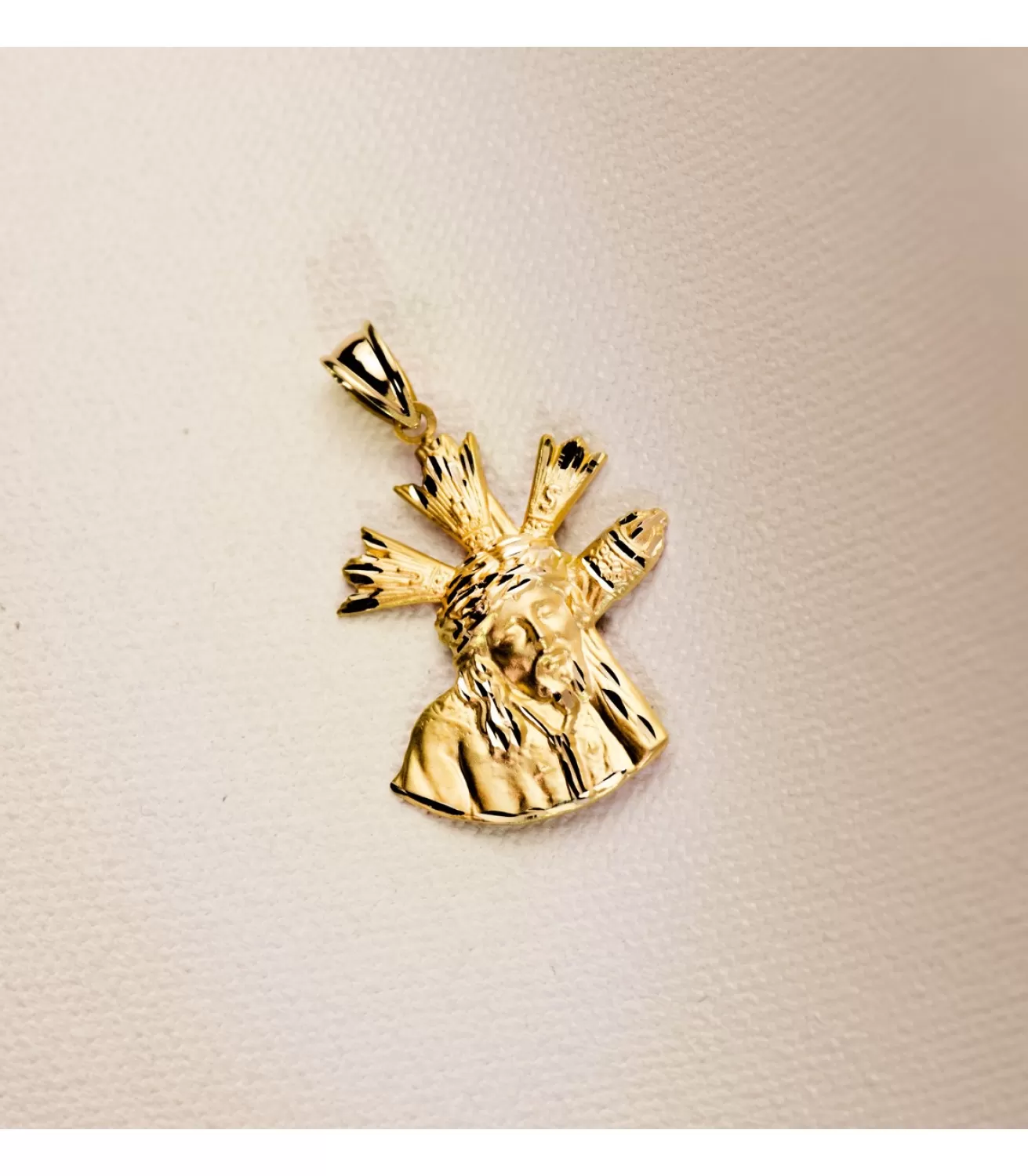 Cristo Del Gran Poder Silueta Oro 18K 30Mm<Alda Joyeros Fashion
