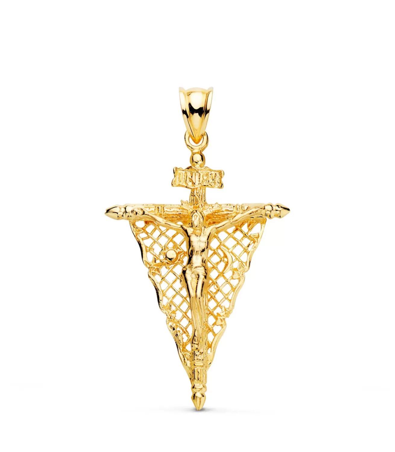 Cristo Remedio De Animas Oro Amarillo 18K 35 Mm<Alda Joyeros Best Sale
