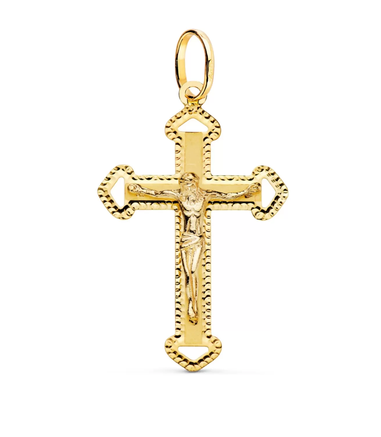 Cruz Calada Diamantada Oro 18K Cristo<Alda Joyeros Outlet
