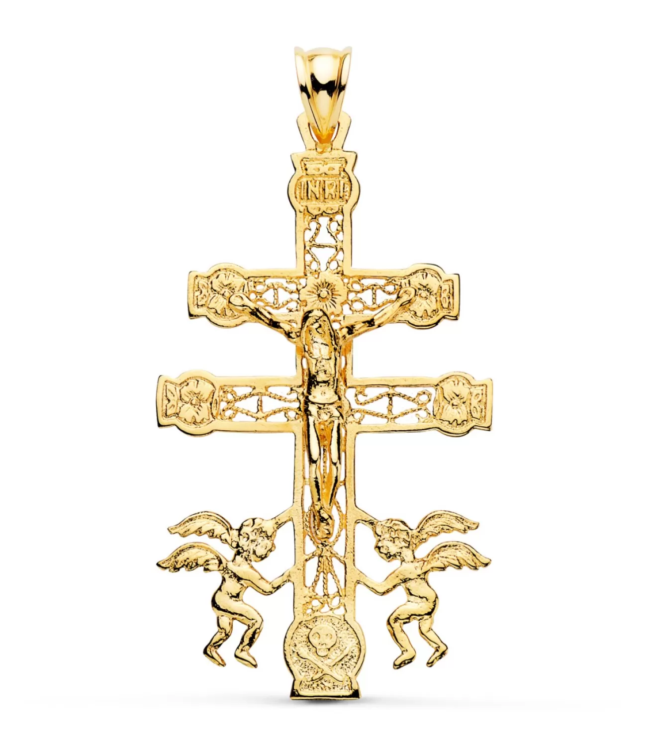 Cruz Caravaca Filigrana Oro 18K 49 Mm<Alda Joyeros Best