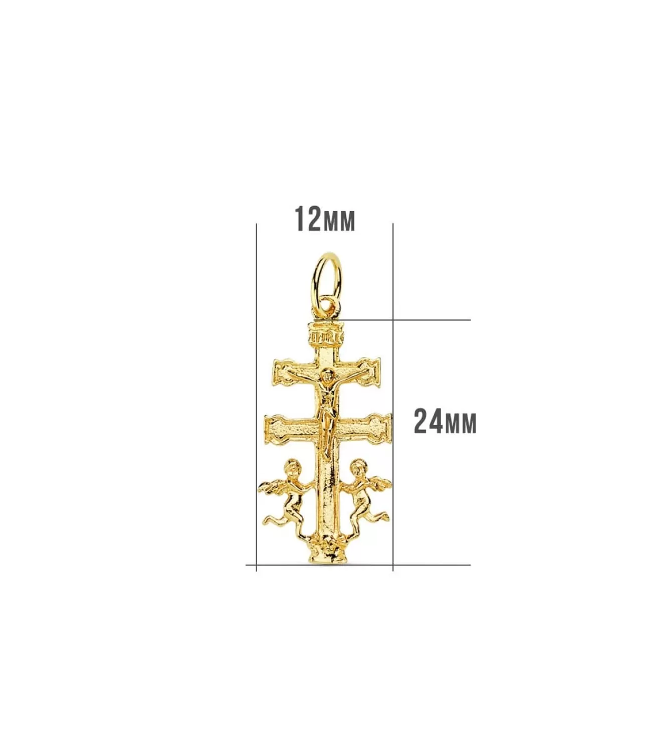 Cruz Caravaca Pequena Oro 18K 24 Mm<Alda Joyeros Hot