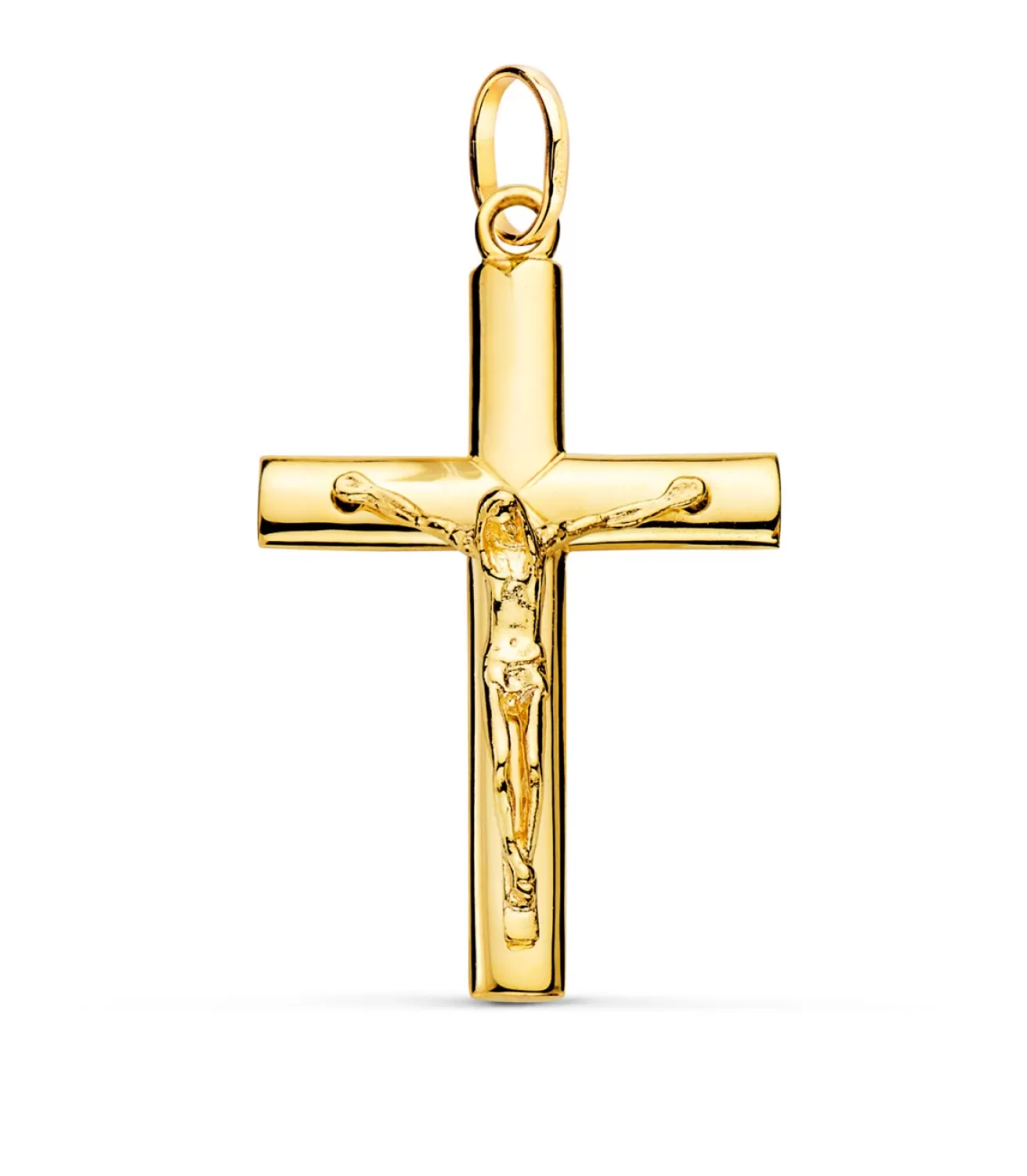 Cruz Cristiana Jesus Oro 18K Maciza 38Mm<Alda Joyeros Best