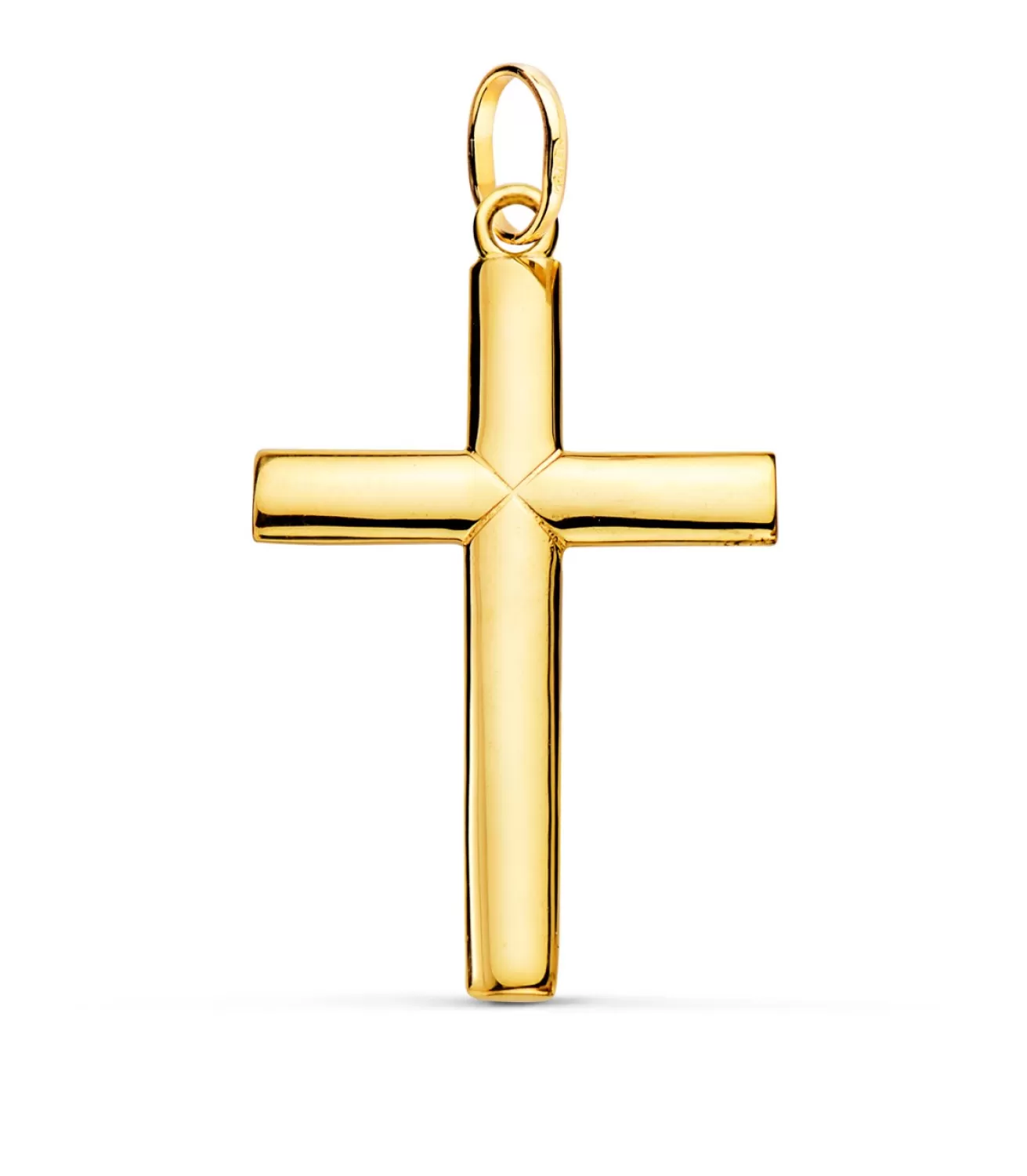 Cruz Cristiana Oro 18K Maciza 38Mm<Alda Joyeros Fashion