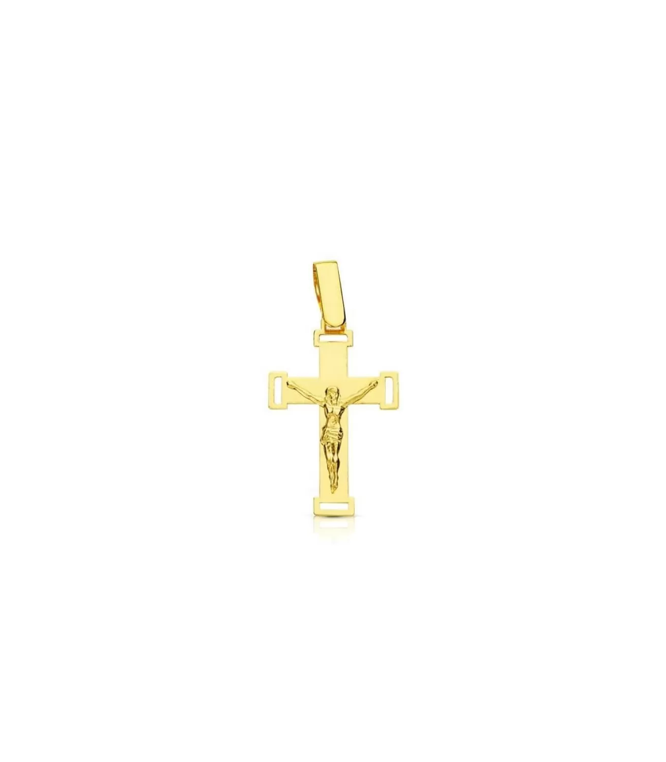 Cruz Cristo Calada 18 Ktes<Alda Joyeros Flash Sale