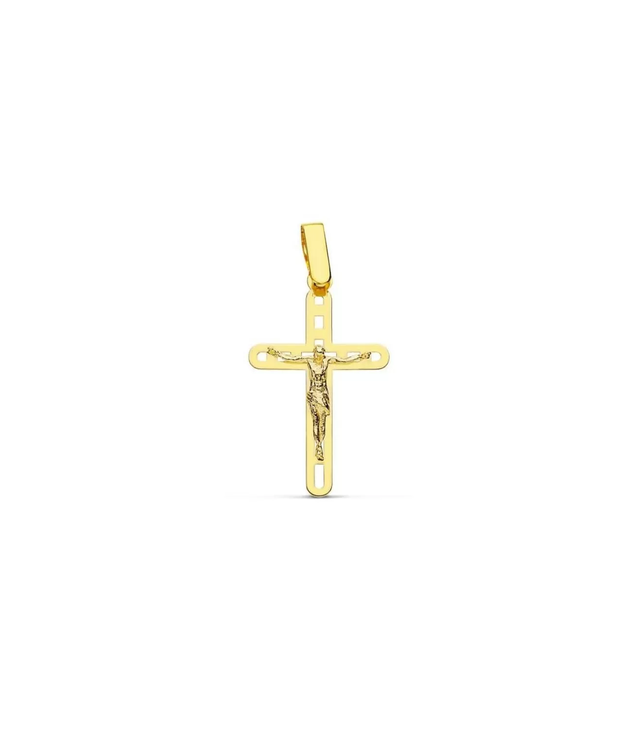 Cruz Cristo Calada 18 Ktes<Alda Joyeros Best