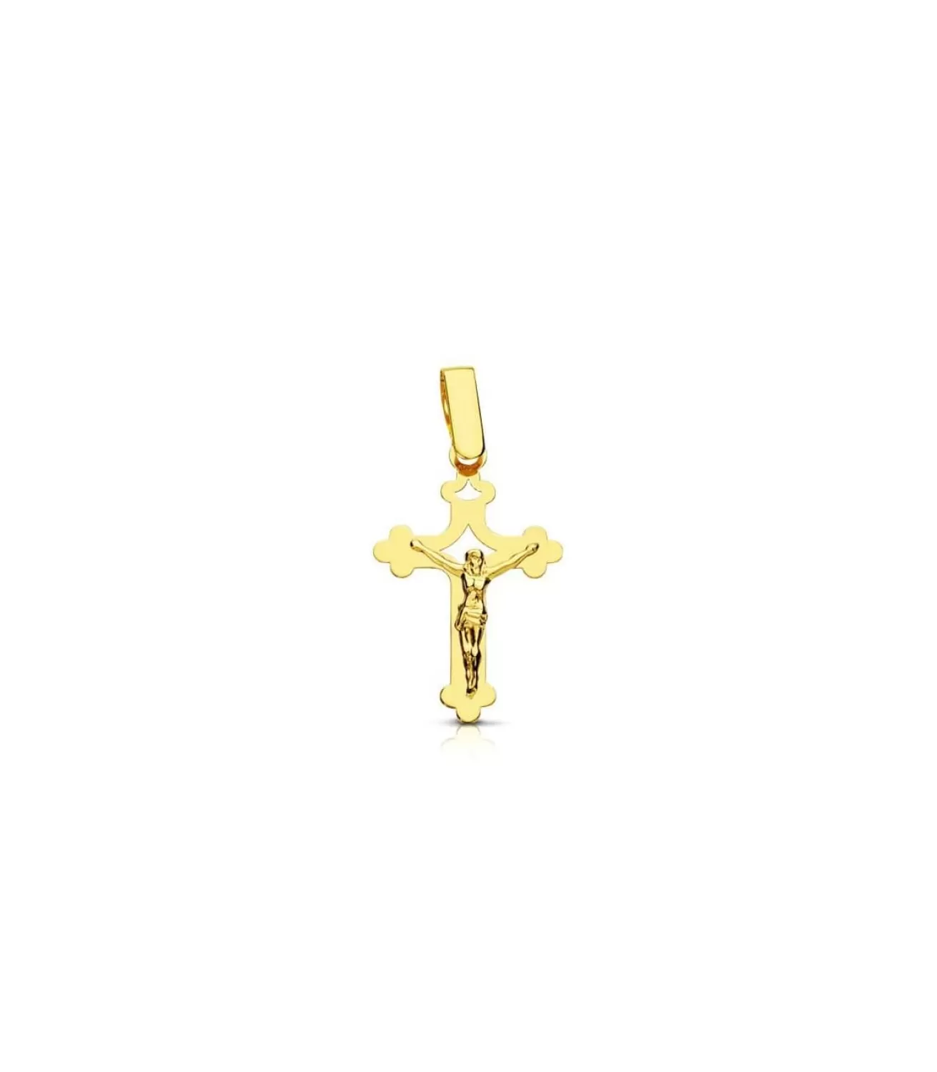 Cruz Cristo Calada 18 Ktes<Alda Joyeros Fashion