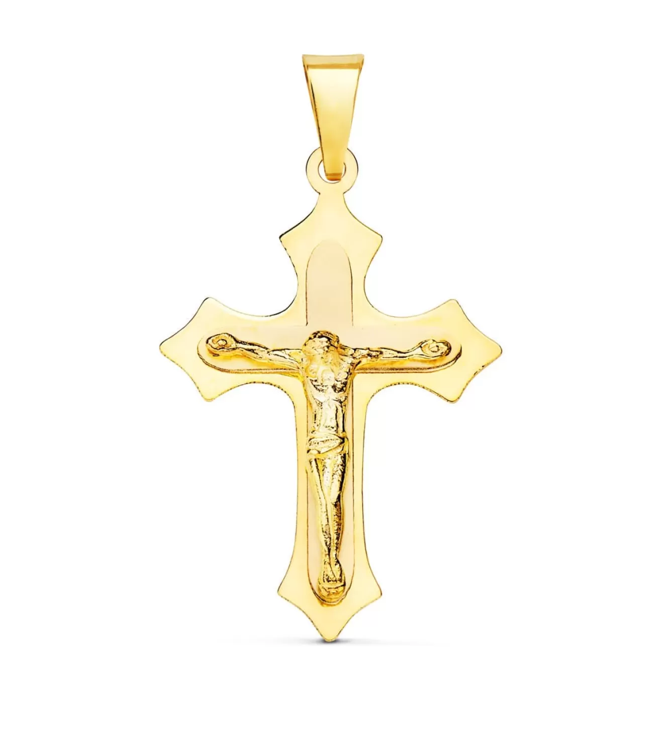 Cruz Cristo De Oro Amarillo 18 Kilates 32 Mm<Alda Joyeros Fashion