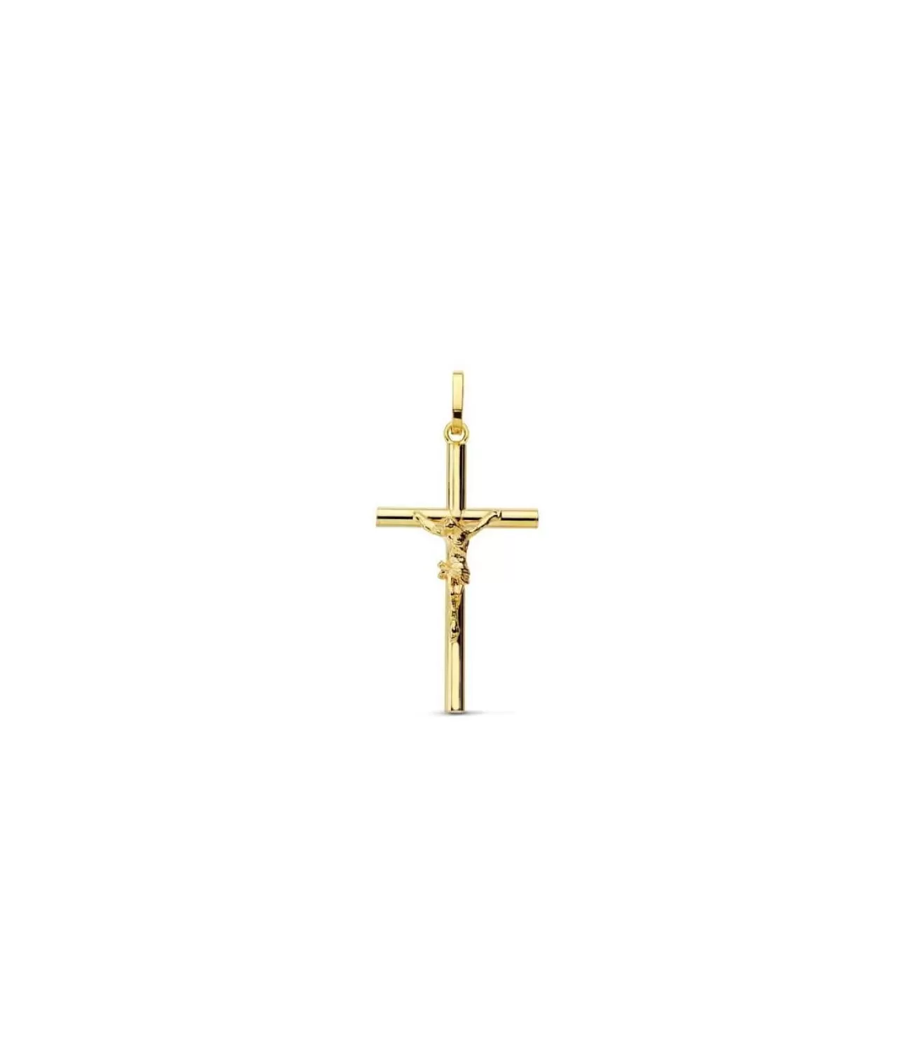 Cruz Cristo Hueca 18 Ktes 23Mm<Alda Joyeros Best Sale