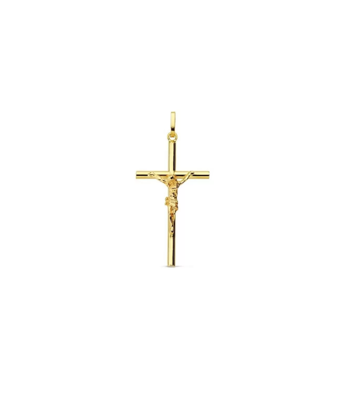 Cruz Cristo Hueca 18 Ktes 27Mm<Alda Joyeros Best
