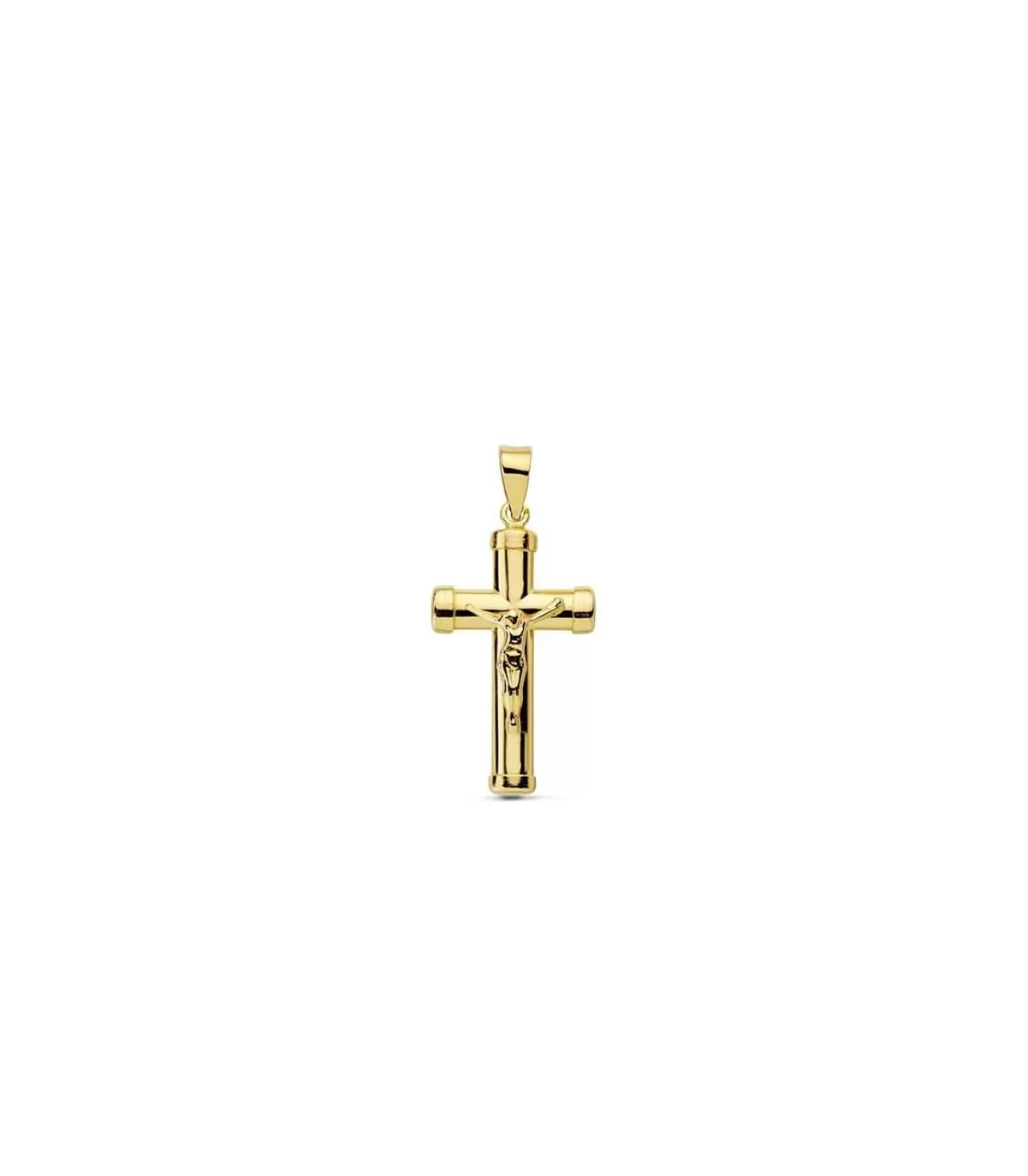 Cruz Cristo Lisa 18 Ktes 22Mm<Alda Joyeros Discount