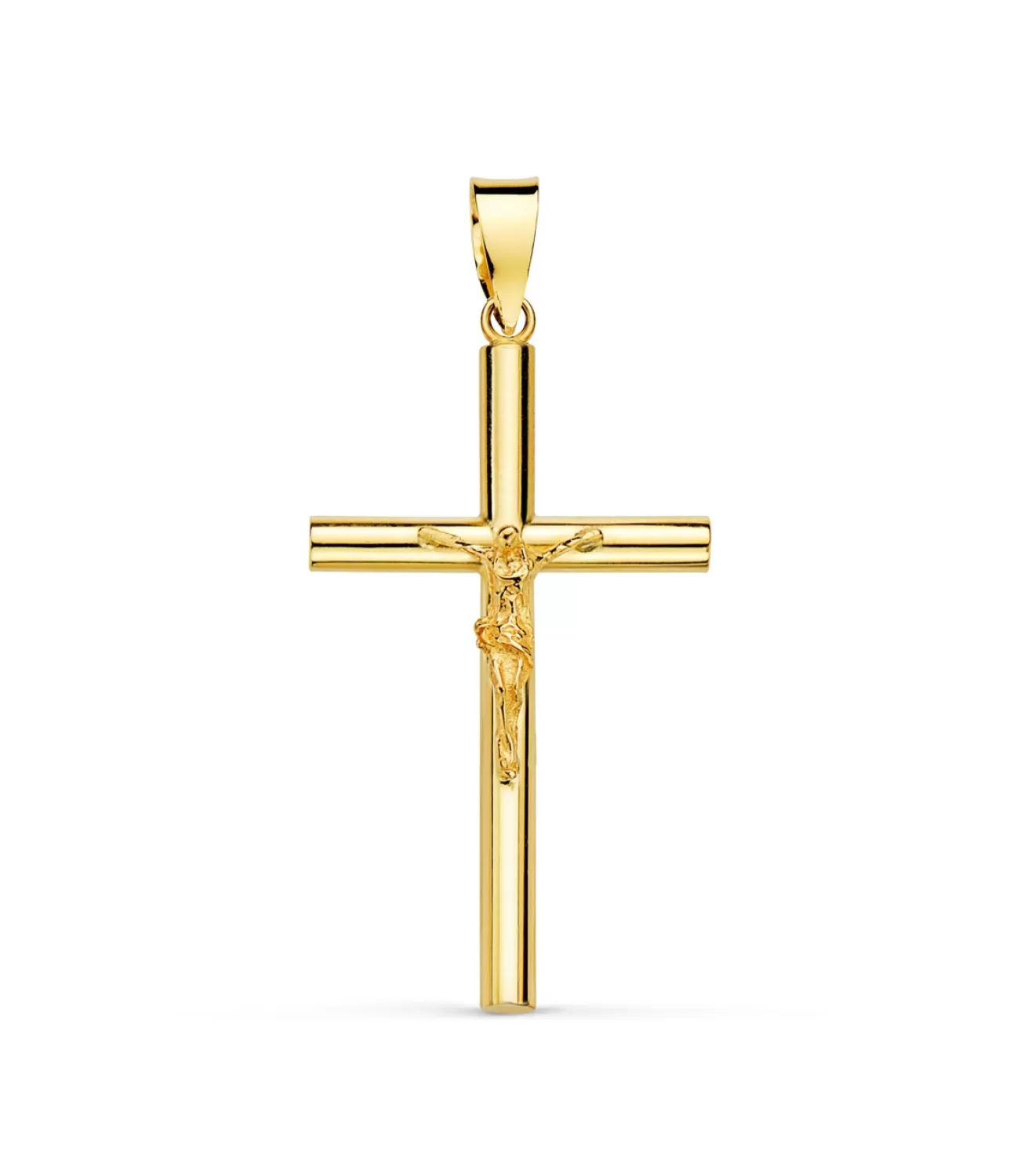 Cruz Cristo Lisa 18 Ktes 29Mm<Alda Joyeros Discount
