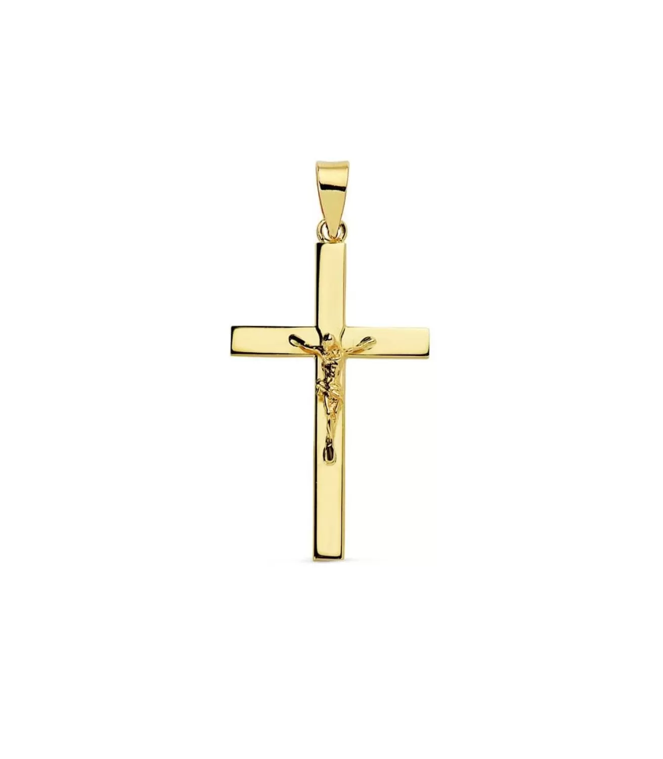 Cruz Cristo Plana 18 Ktes 29Mm<Alda Joyeros Cheap