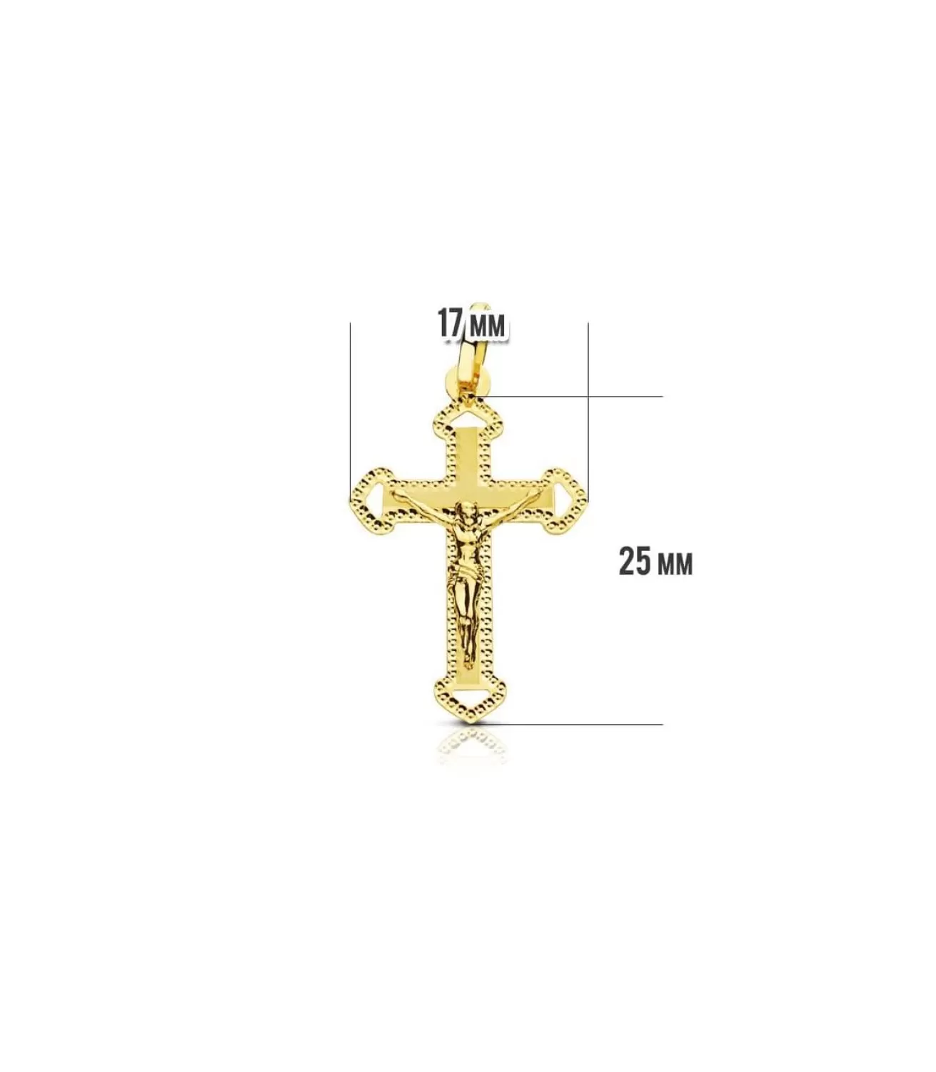 Cruz Cristo Tallada 18 Ktes<Alda Joyeros Fashion