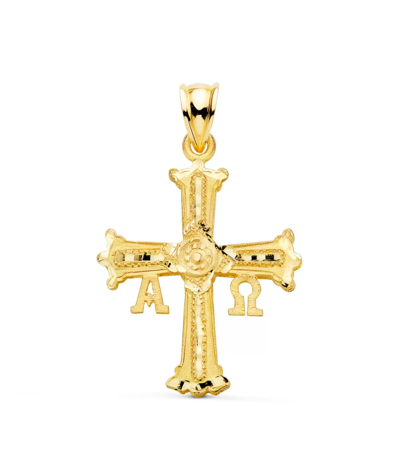 Cruz De Covadonga Oro Amarillo 18 K 30 Mm<Alda Joyeros Store