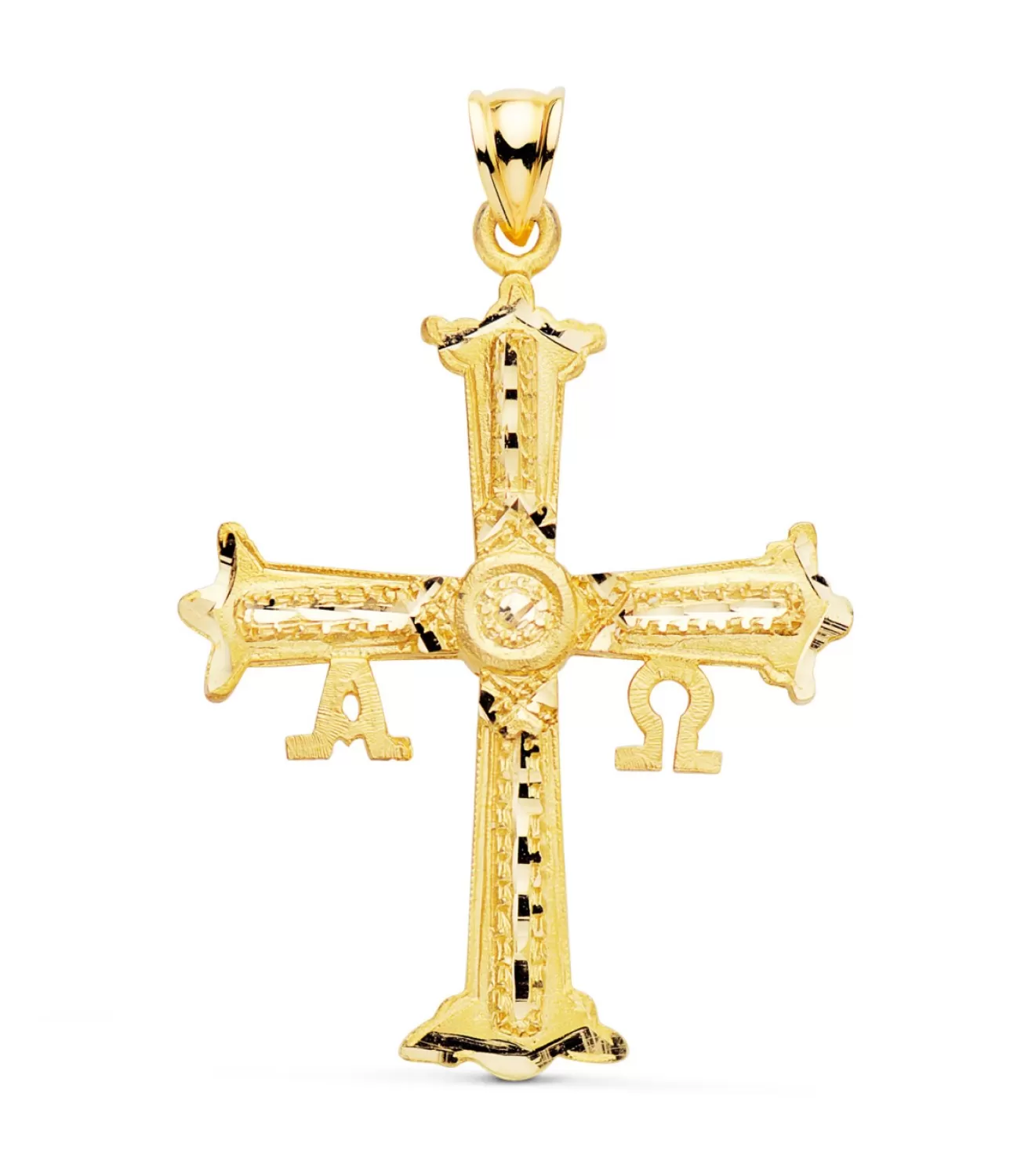 Cruz De Covadonga Oro Amarillo 18 K 40 Mm<Alda Joyeros Discount