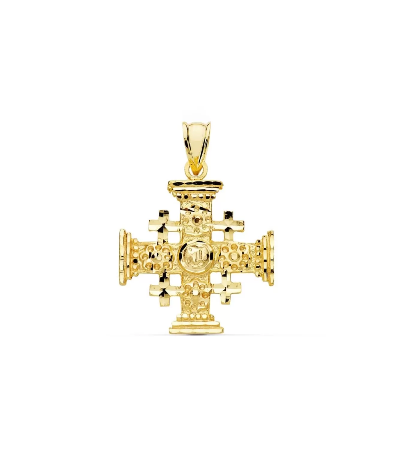 Cruz De Jerusalen Oro Amarillo 18K 23Mm<Alda Joyeros Clearance