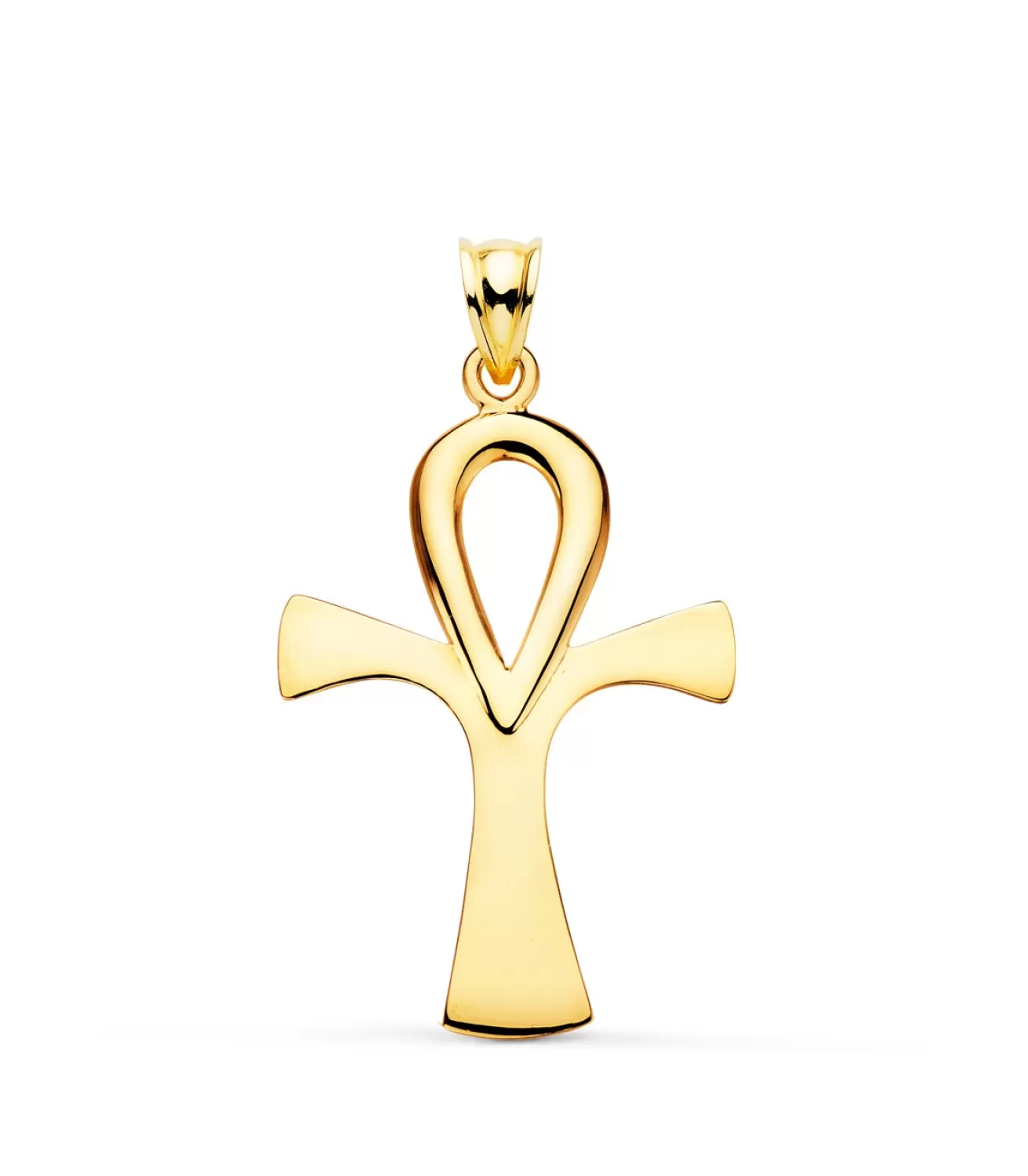 Cruz De La Vida Oro Amarillo 18 K 36 Mm<Alda Joyeros Clearance