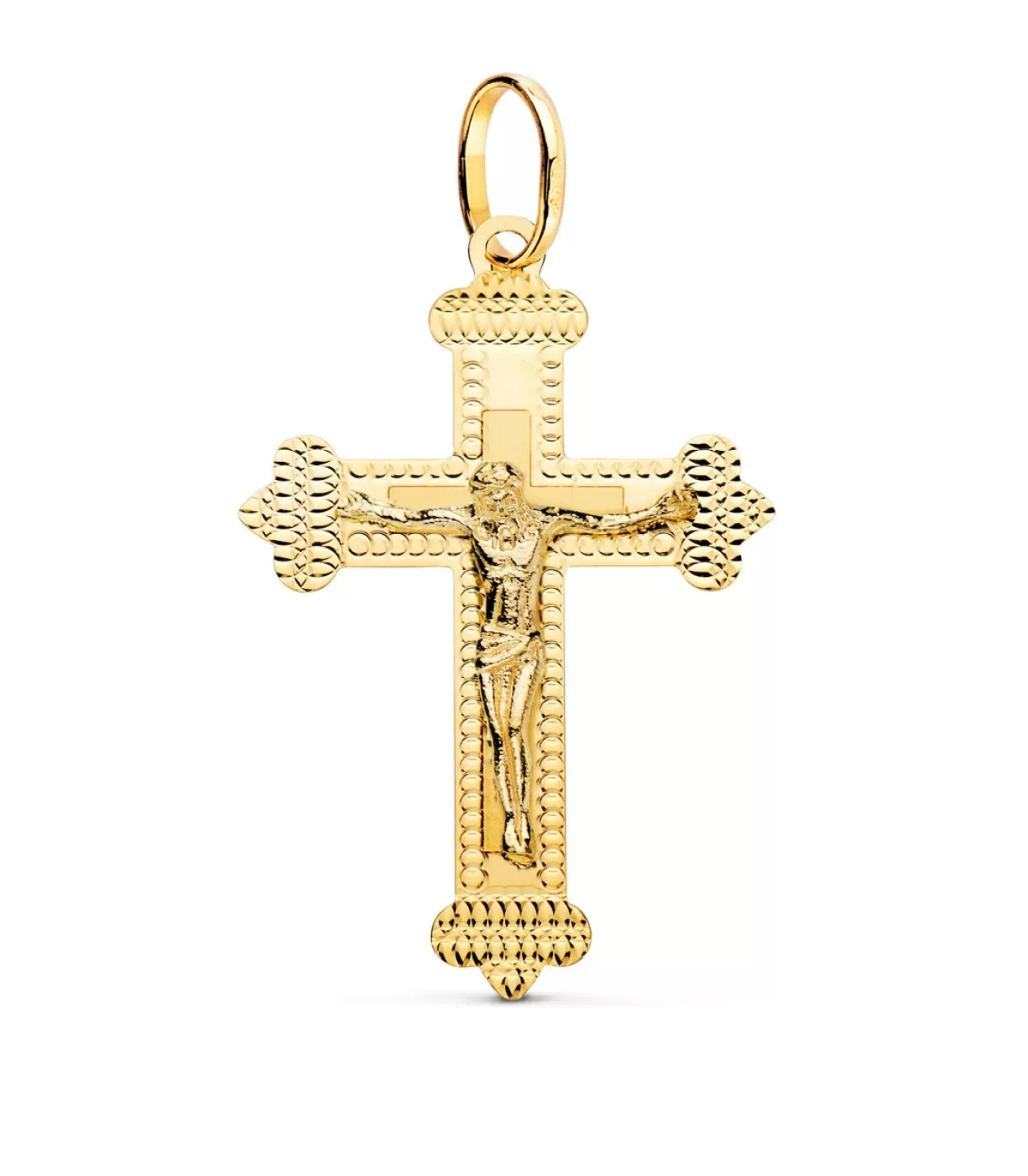 Cruz Diamantada Oro 18 K Cristo 35 Mm<Alda Joyeros Cheap