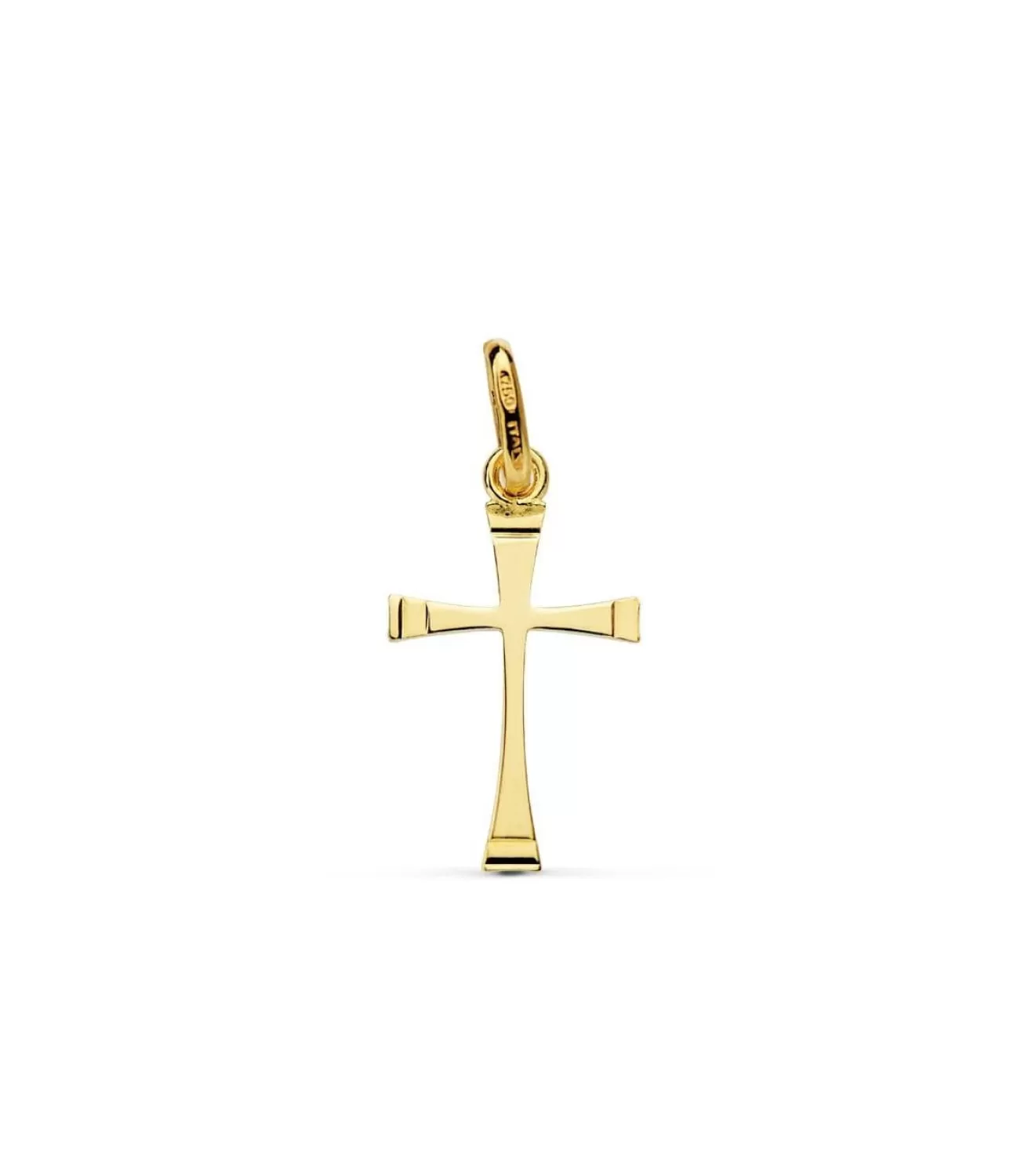 Cruz Oro 18K Plana Lisa 21Mm<Alda Joyeros Discount