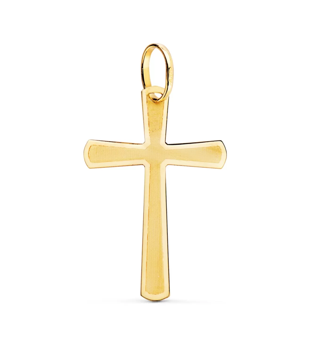 Cruz Plana Redondeada Oro 18K 25 Mm<Alda Joyeros Hot