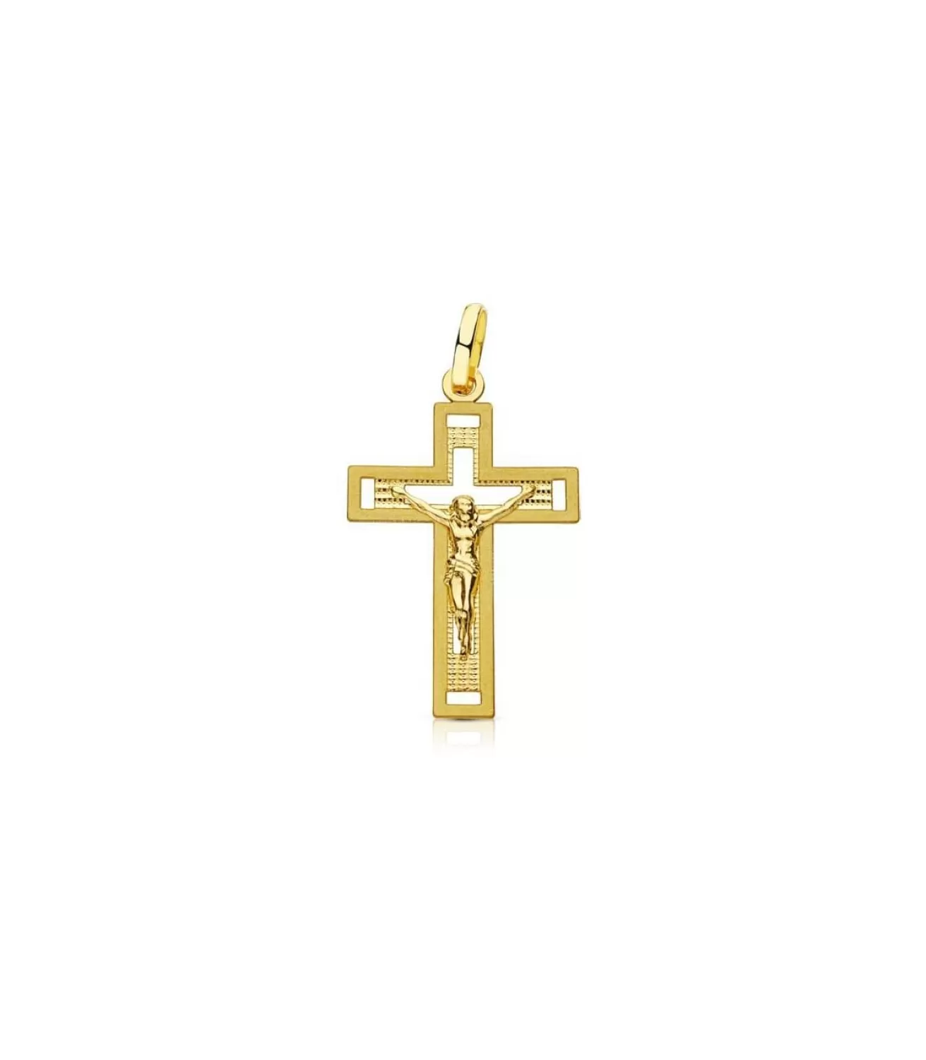 Cruz Tallada De Cristo 18 Ktes 25Mm<Alda Joyeros Outlet