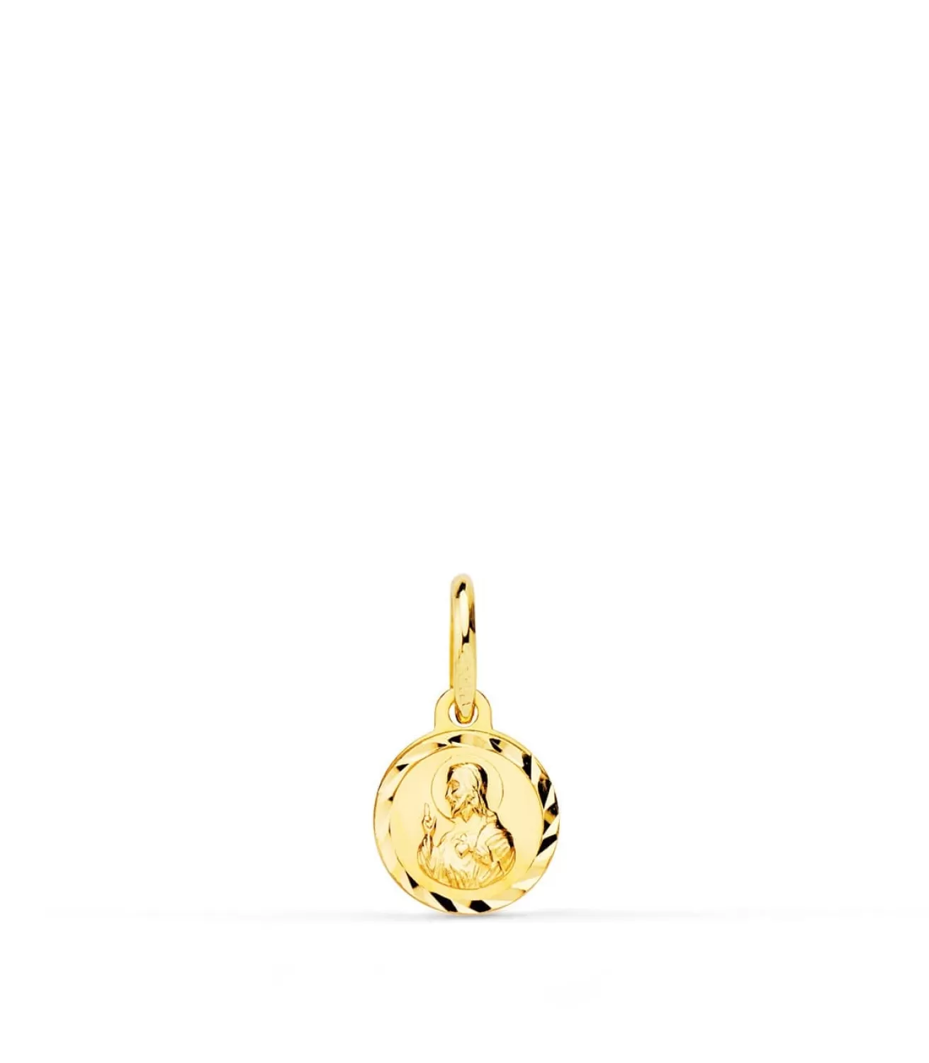 Escapulario Corazon Jesus-V.Carmen Mini Oro 18Ktes<Alda Joyeros Discount